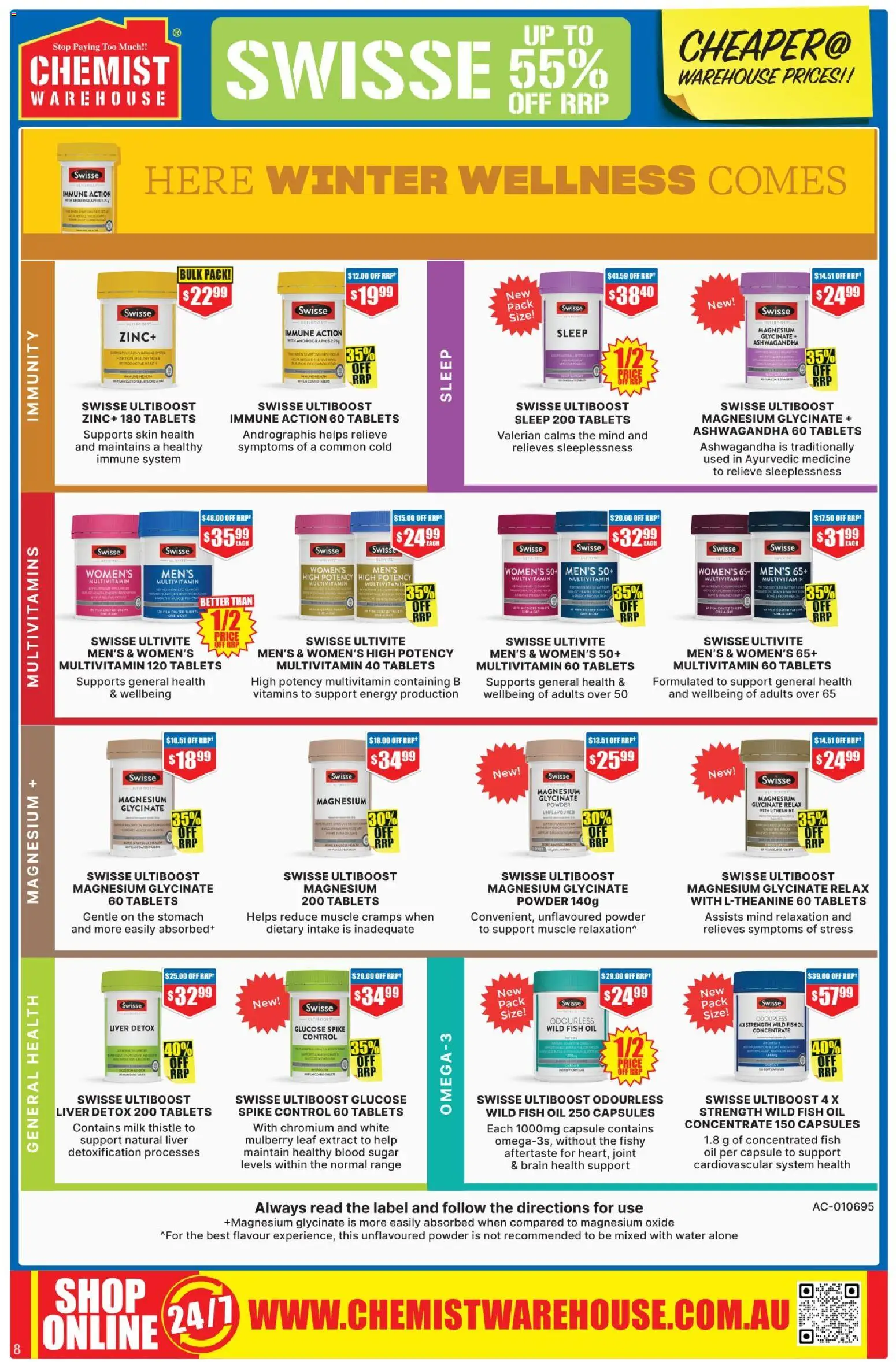 Chemist Warehouse catalogue - valid from 28.05.2026 | Page: 8 | Products: Powder, Milk, Water, Tablets