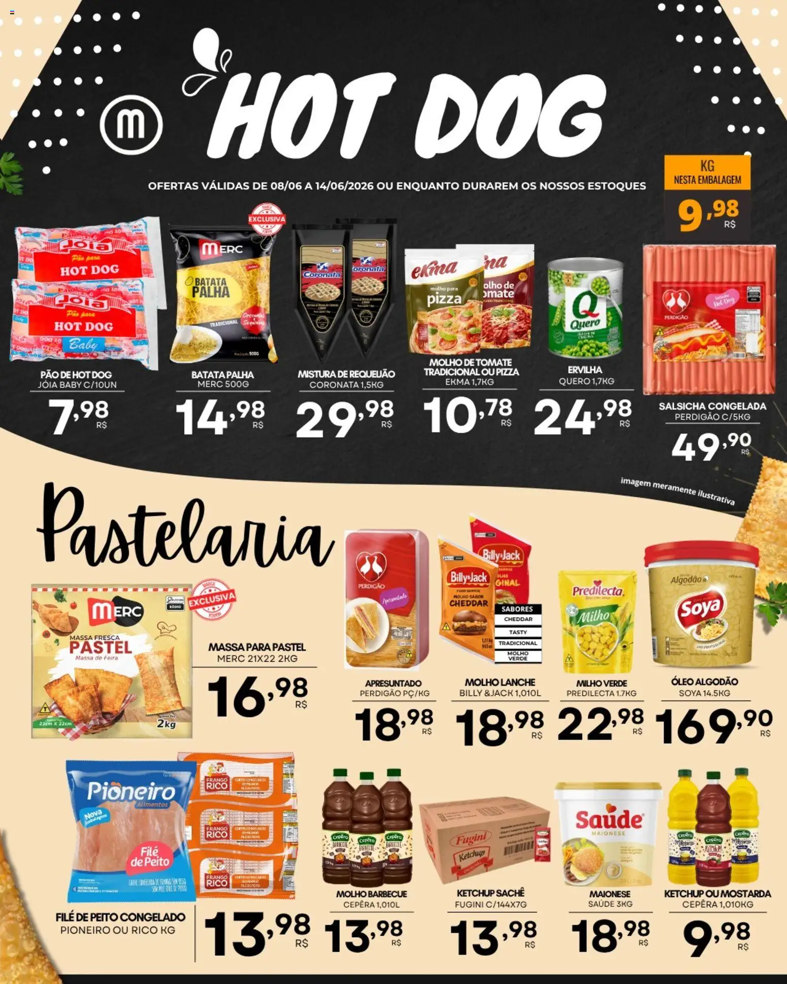 Mercadão Atacadista Folheto - válido de 08.06.2026 | Página: 2 | Produtos: Milho verde, Óleo, Algodão, Batata