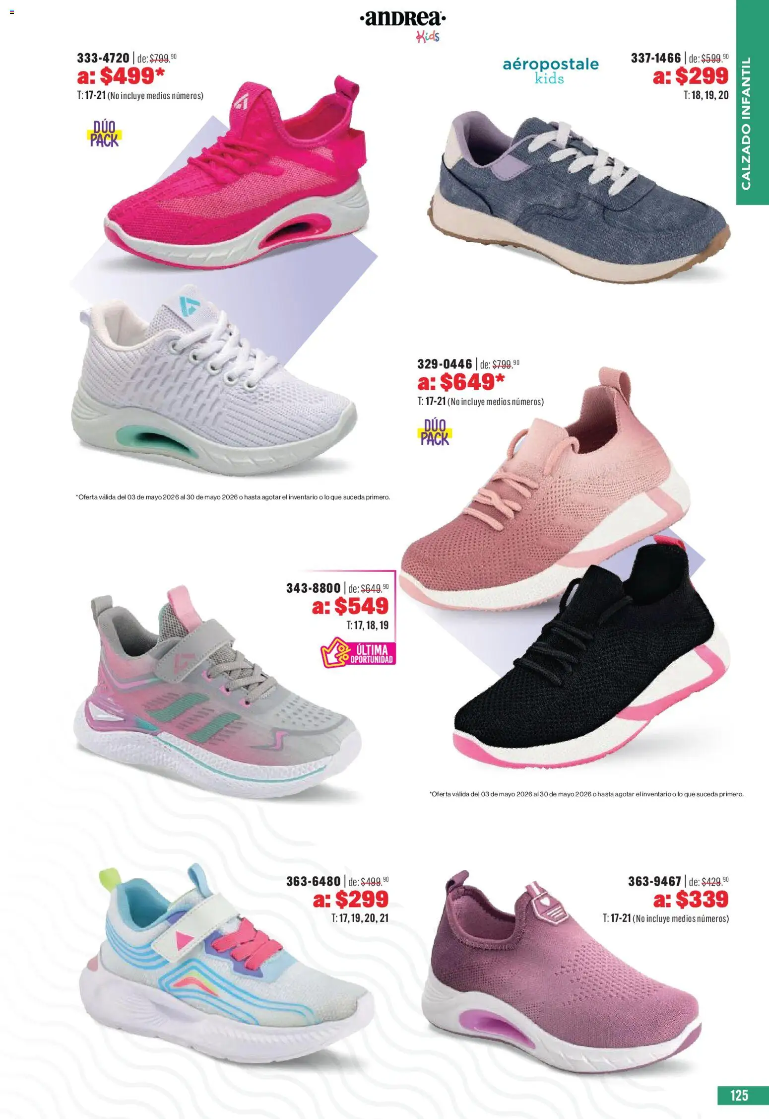 Nuevas ofertas de Andrea válidas en toda la República Mexicana desde el 03.05.2026. ¡Encuentra las mejores ofertas en Andrea catálogo Outlet! | Página: 125