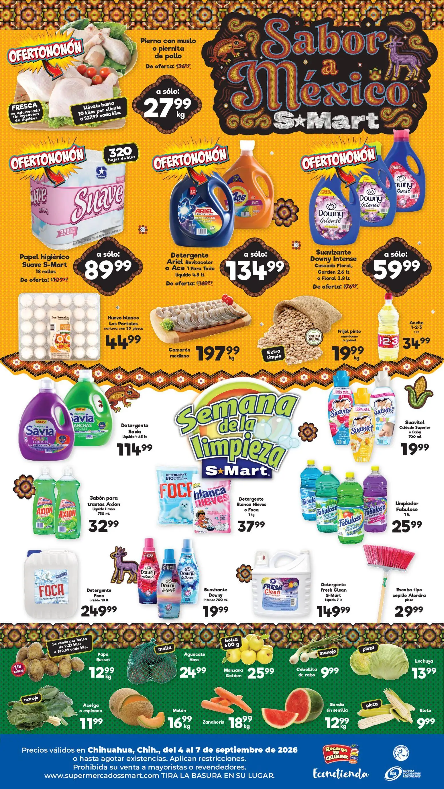 Nuevas ofertas de S-Mart válidas en toda la República Mexicana desde el 04/09/2026. ¡Encuentra las mejores ofertas en S-Mart folleto! | Página: 2