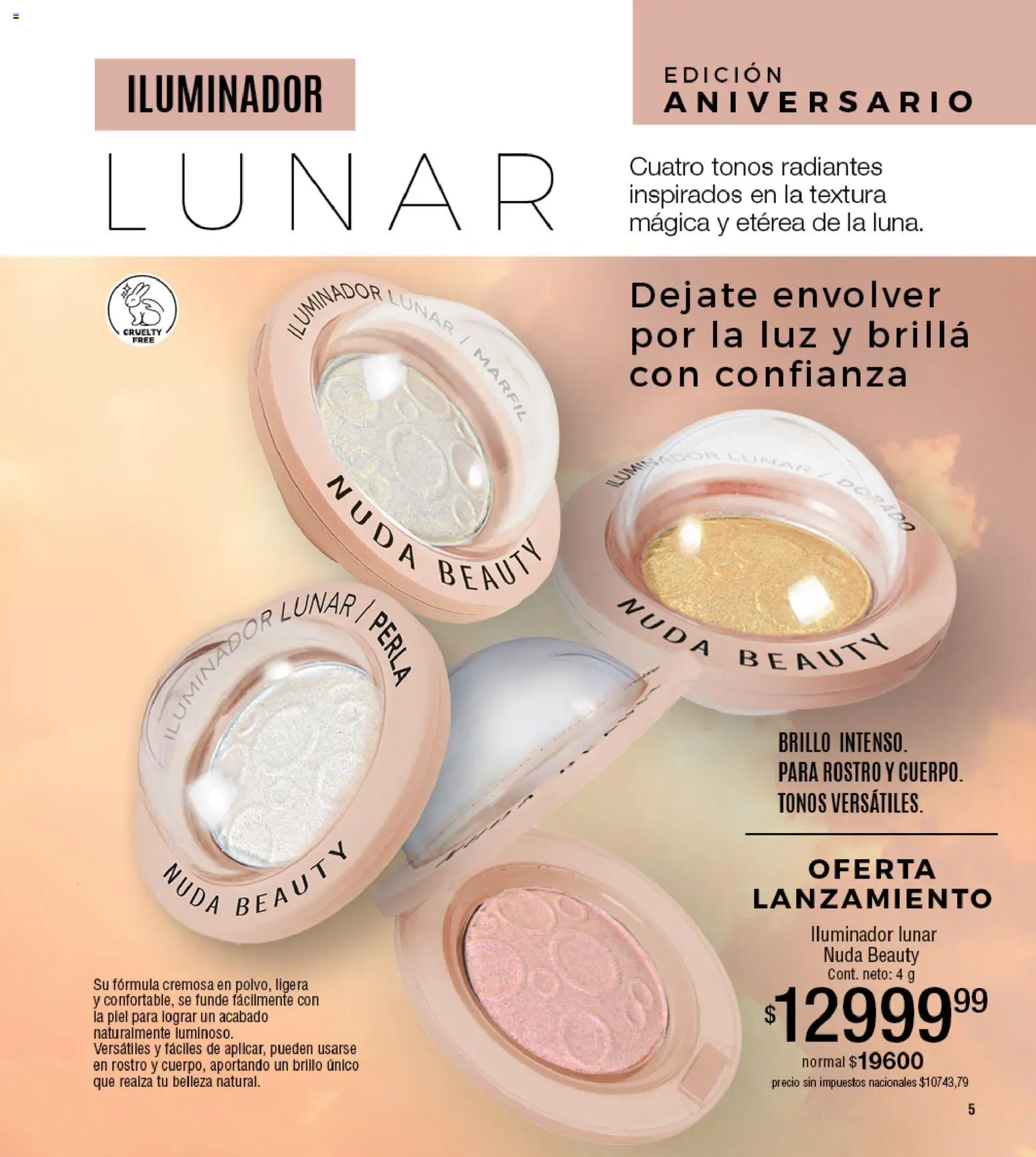 Millanel - Catálogo │ válido desde el 30/03/2026 | Página: 5 | Productos: Iluminador, Brillo