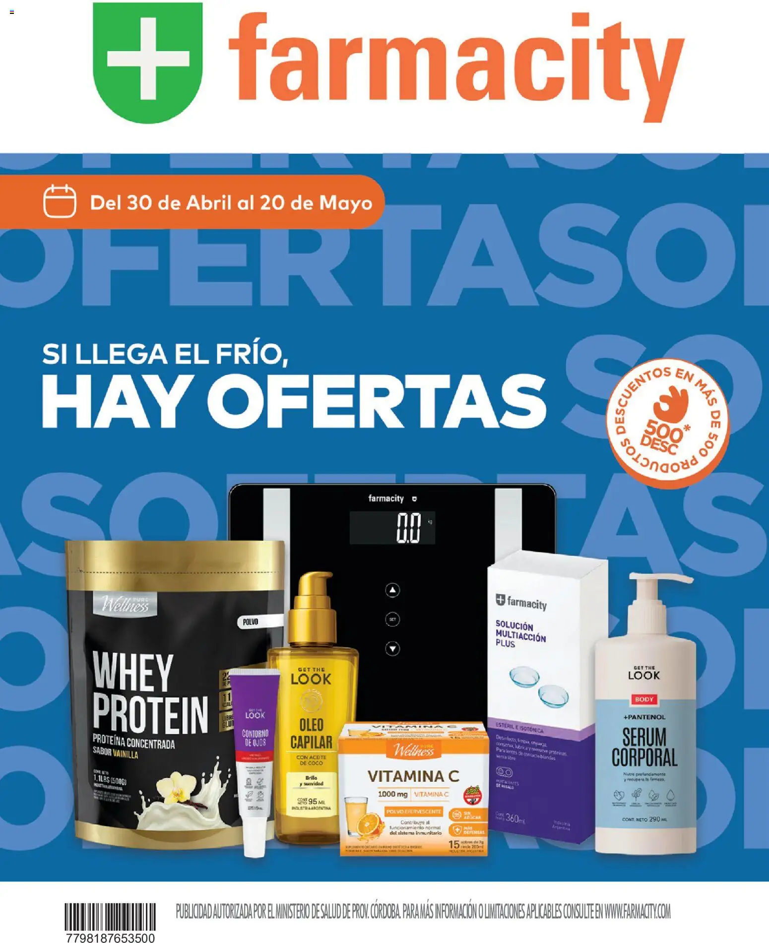 Farmacity catálogo │ válido desde el 30.04.2026 | Página: 1 | Productos: Vitaminas, Polvo, Serum, Brillo