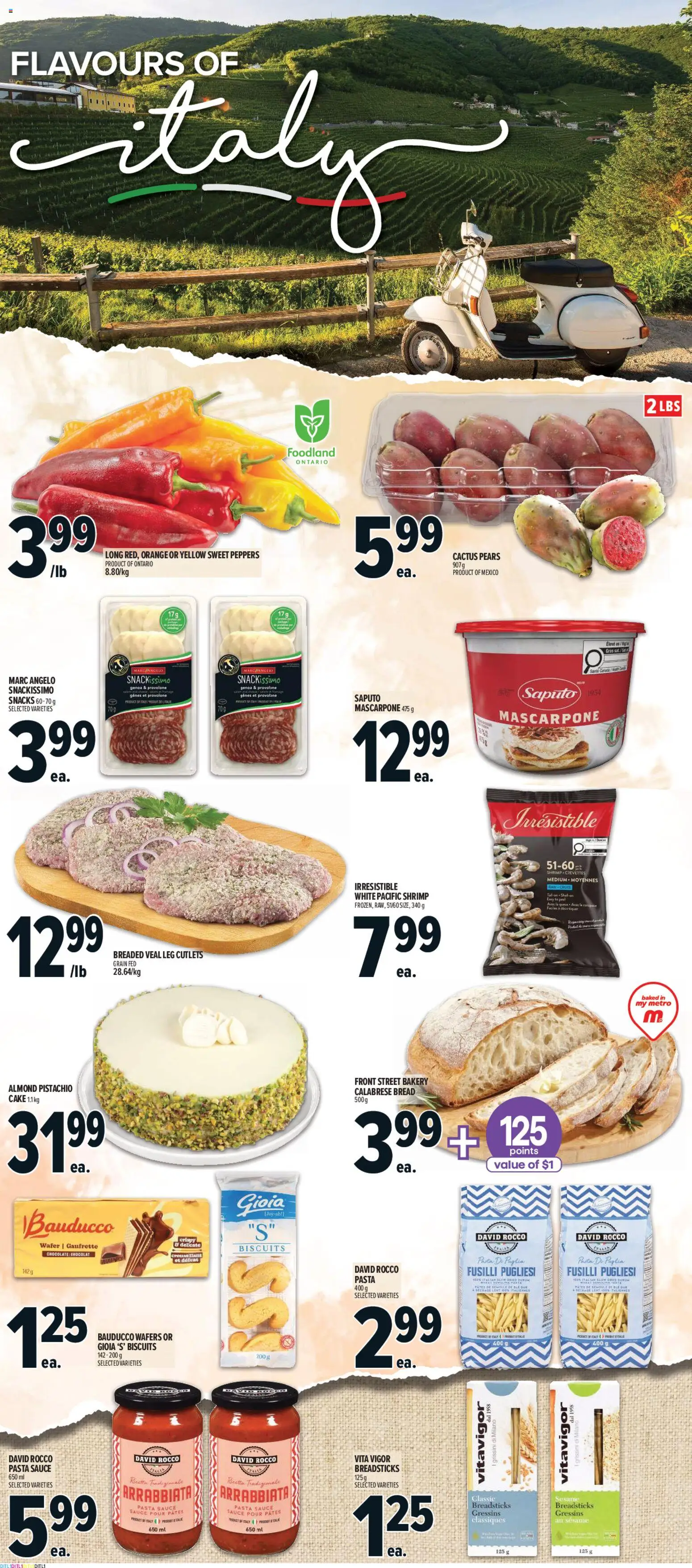 Metro flyer valid from Jul 9, 2026 | Page: 10 | Products: Pasta, Bakery, Bread, Chocolate