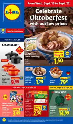 Preview of Lidl weekly ads valid from 09/16/2026