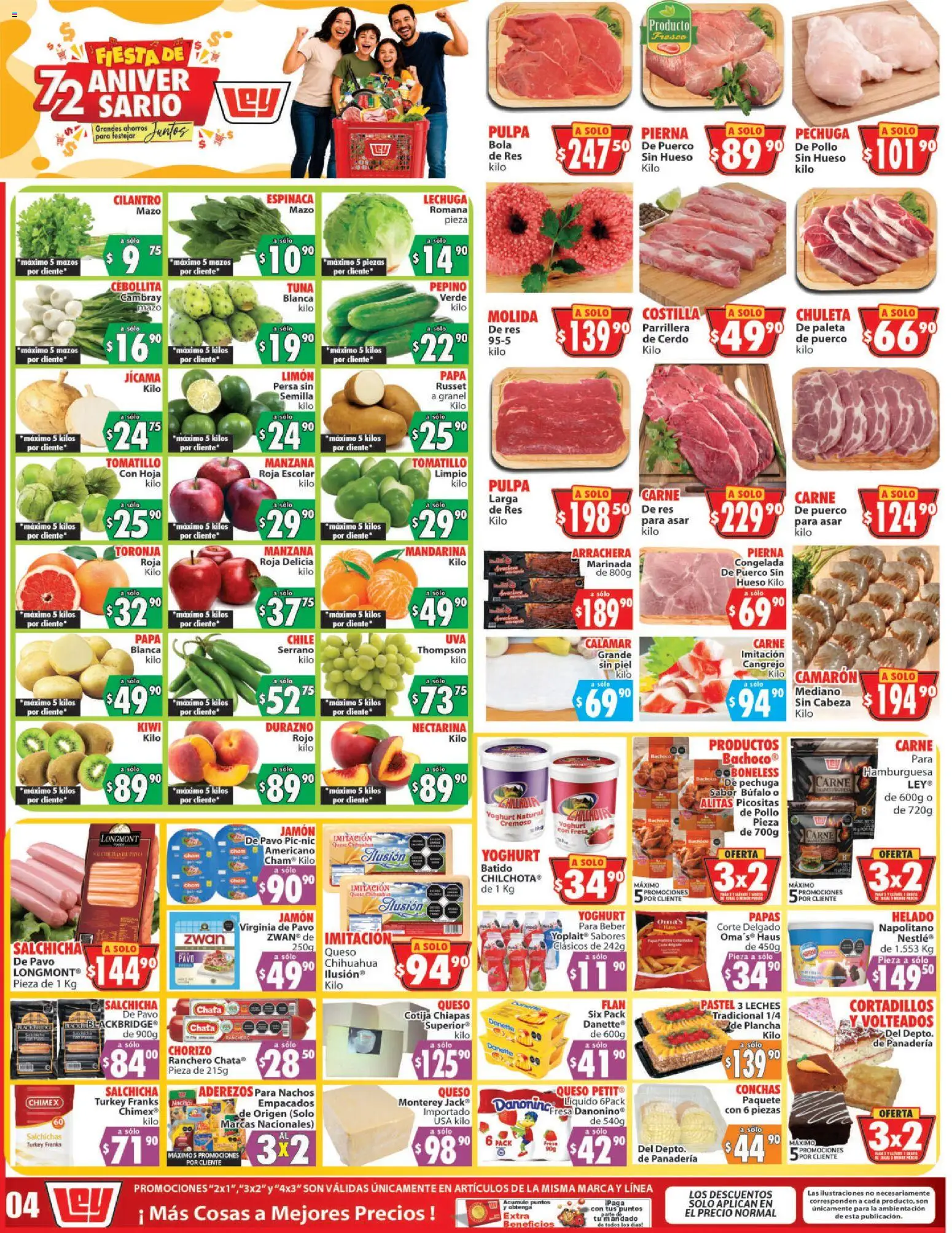 Nuevas ofertas de Casa Ley válidas en toda la República Mexicana desde el 15/09/2026. ¡Encuentra las mejores ofertas en Casa Ley folleto Autoservicio Los Cabos! | Página: 1 | Productos: Papa, Durazno, Chuleta, Toronja