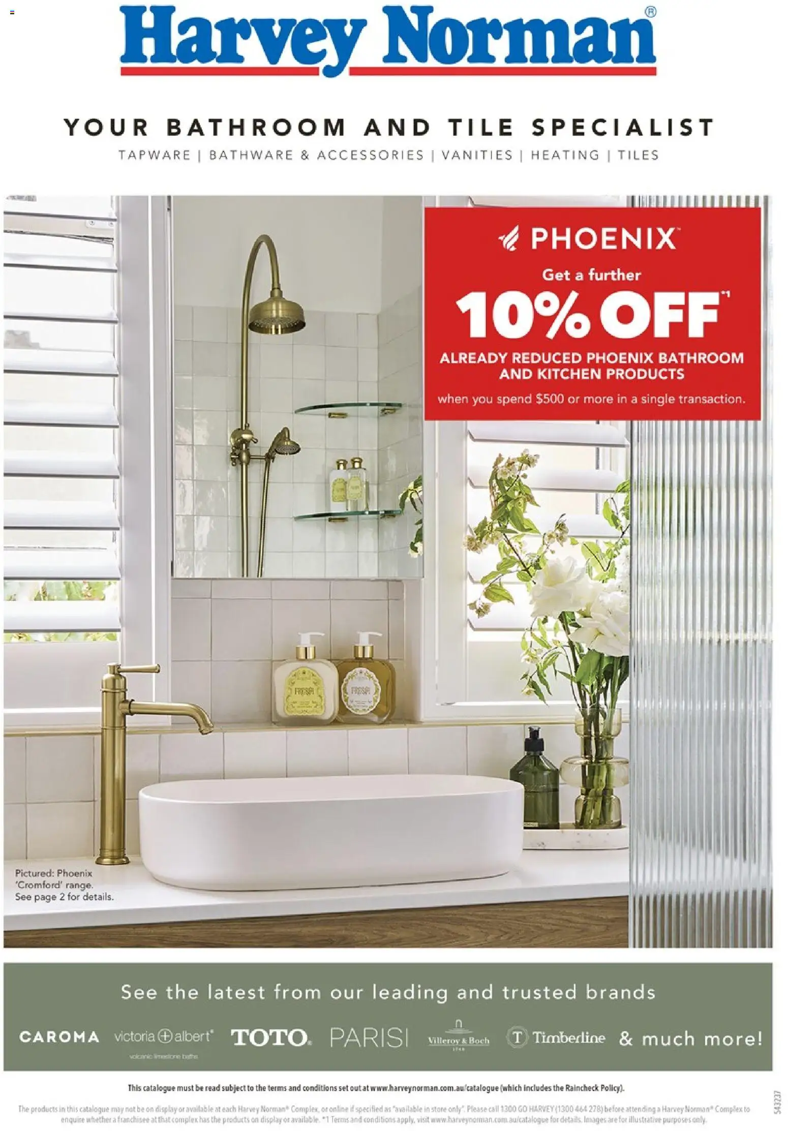 Harvey Norman catalogue - valid from 07.05.2026 | Page: 1 | Products: Accessories, Bathroom