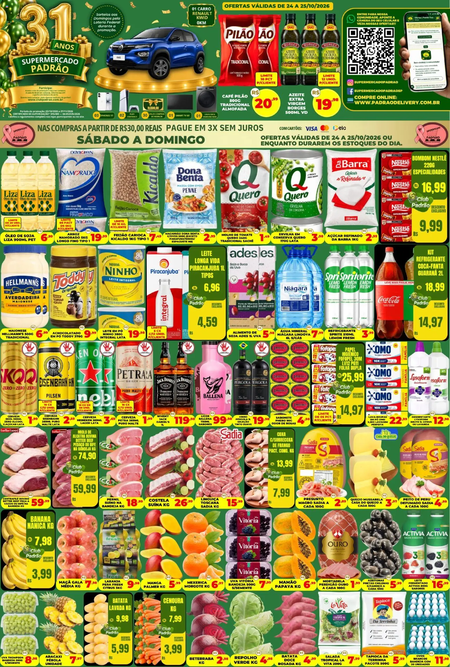 Supermercado Padrão Folheto - válido de 24/10/2026 | Página: 1