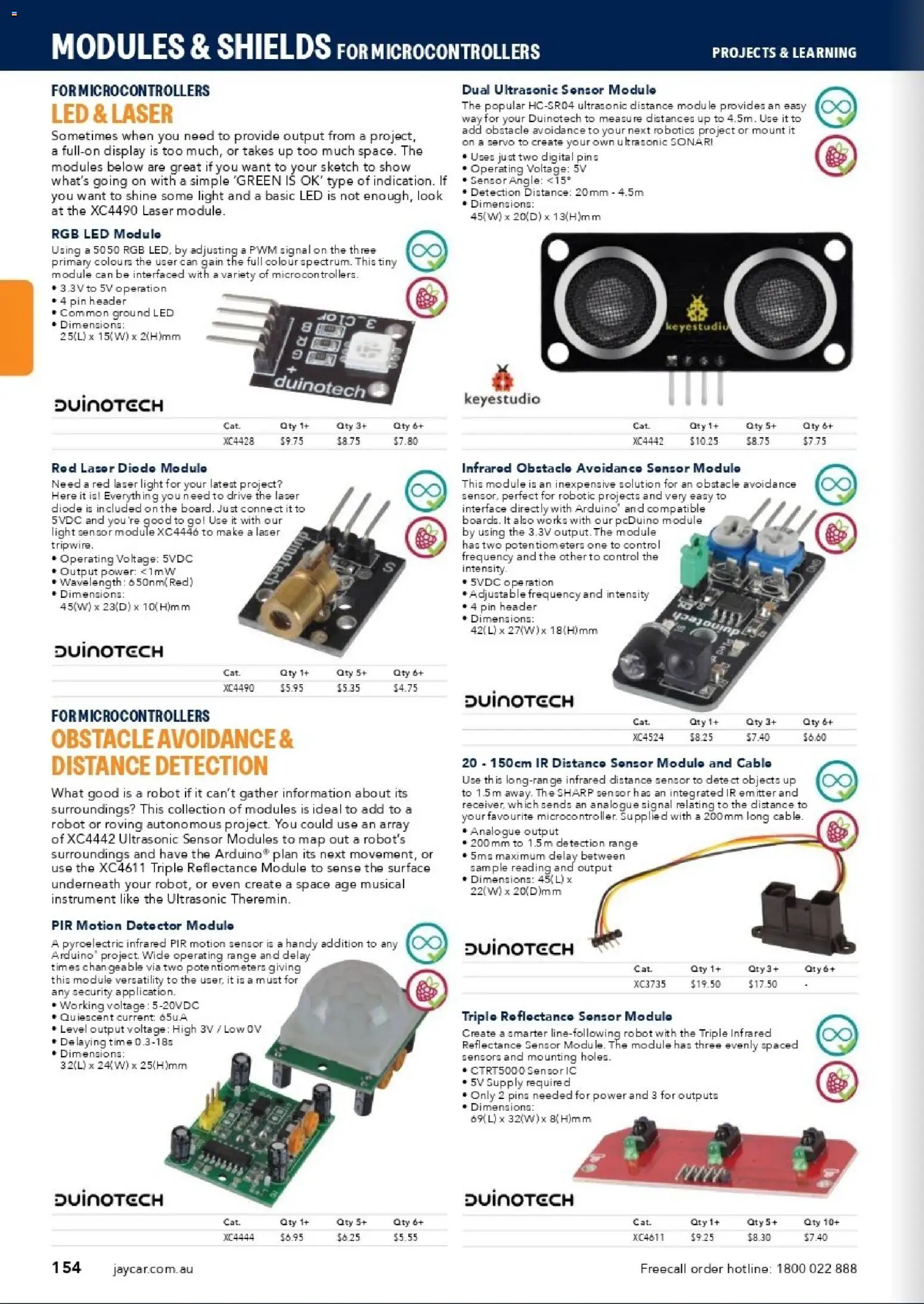 Jaycar catalogue - valid from 31/08/2026 | Page: 152 | Products: Light, Digital, Cable, Robot