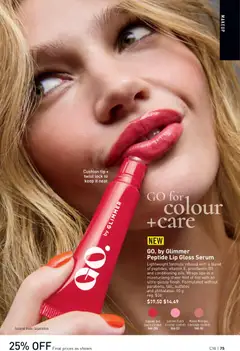 Preview of Avon Brochure Campaign from shop Avon valid from Jul 30, 2026 | Page: 75 | Products: Lip gloss, Chocolate