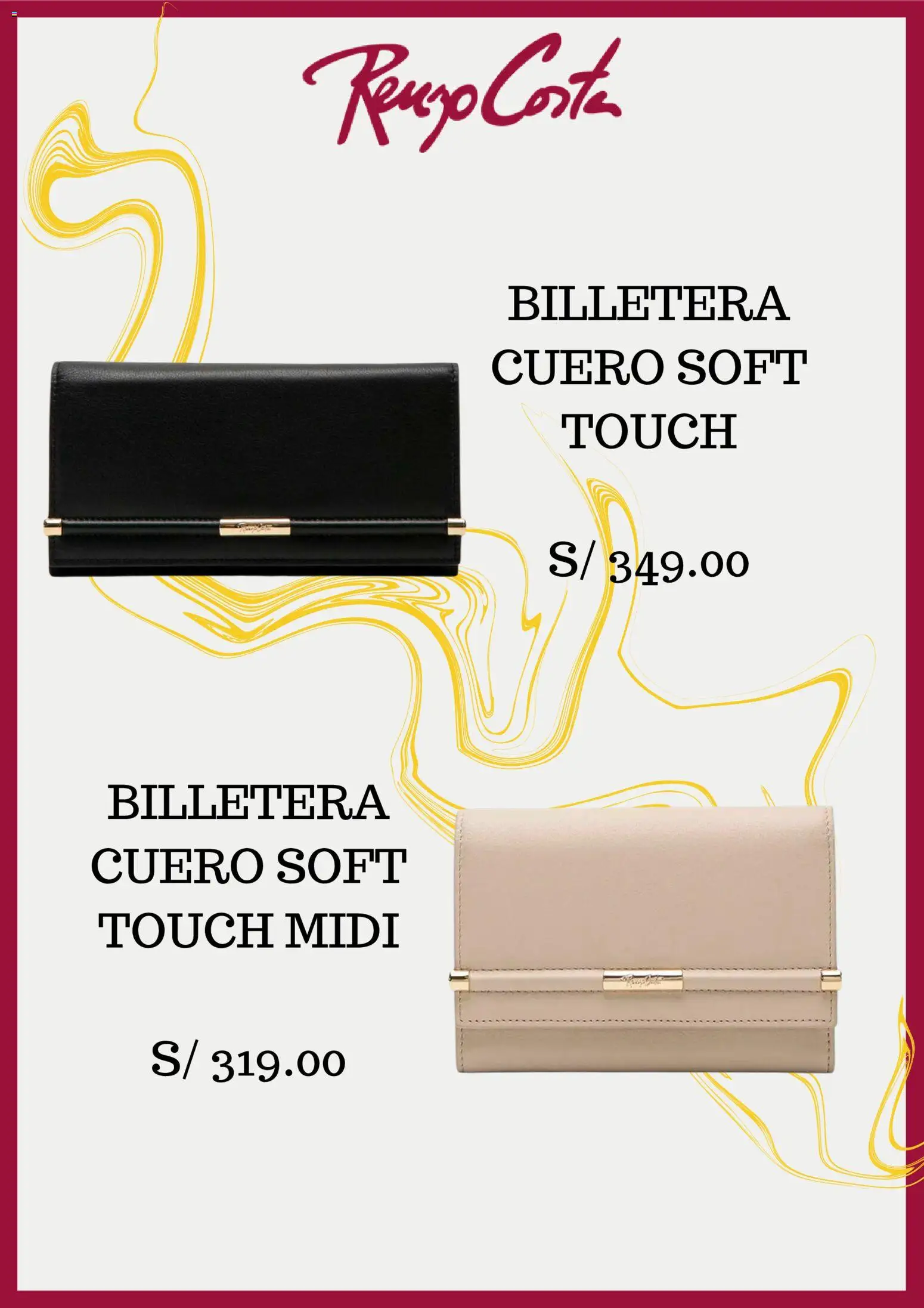 Catálogo Renzo Costa válido desde 21/08/2026 | Página: 4 | Productos: Billetera
