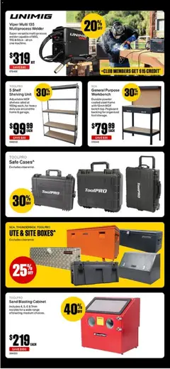 Preview of Supercheap Auto catalogue - valid from 10.06.2026 | Page: 40 | Products: Cabinet, Shelf, Powder, Bench