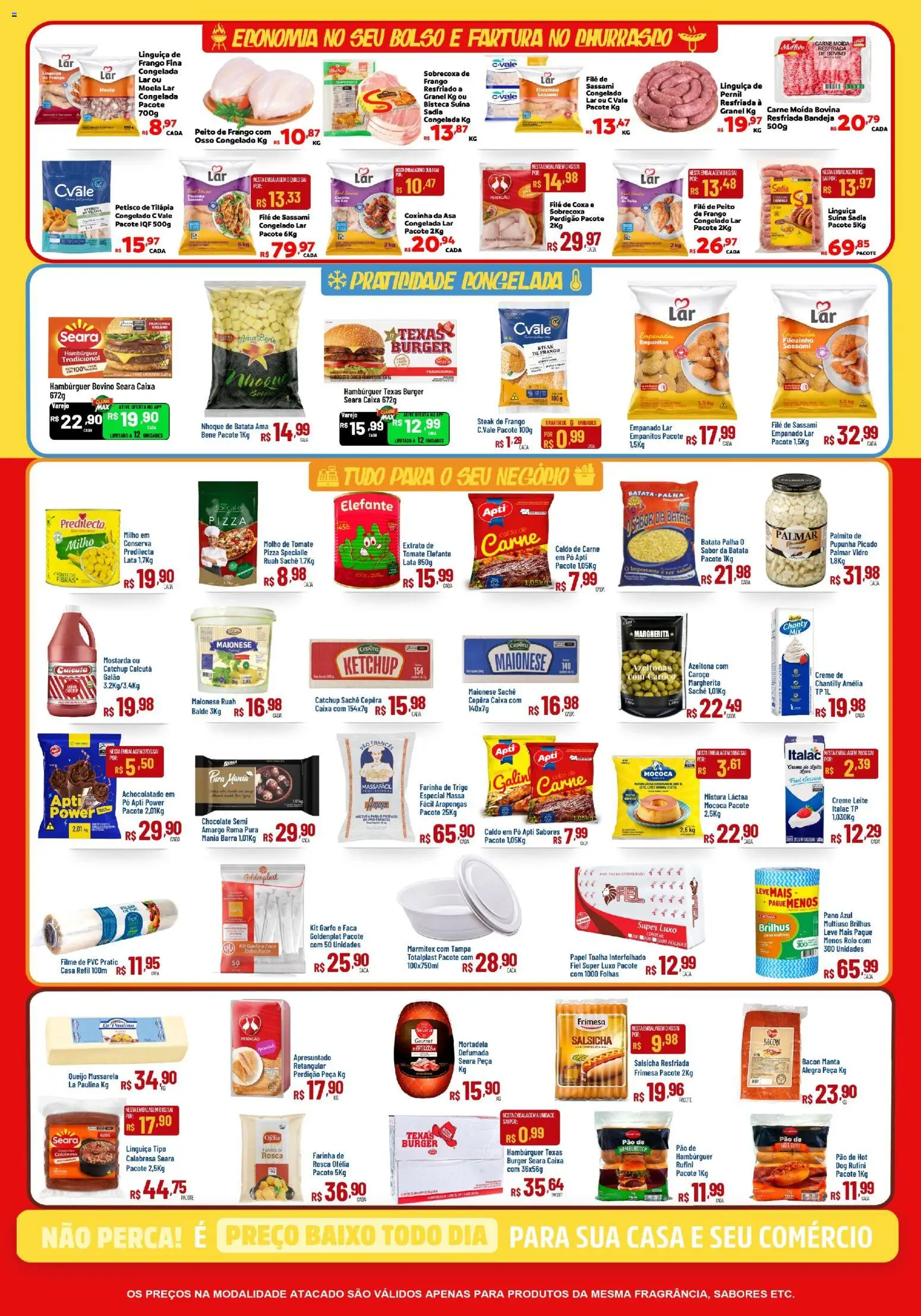 Max Atacadista Folheto - válido de 25/07/2026 | Página: 6 | Produtos: Rolo, Achocolatado, Linguiça, Asa de frango