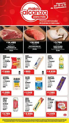 Vista previa Makro Ofertas válido desde el 10/09/2026