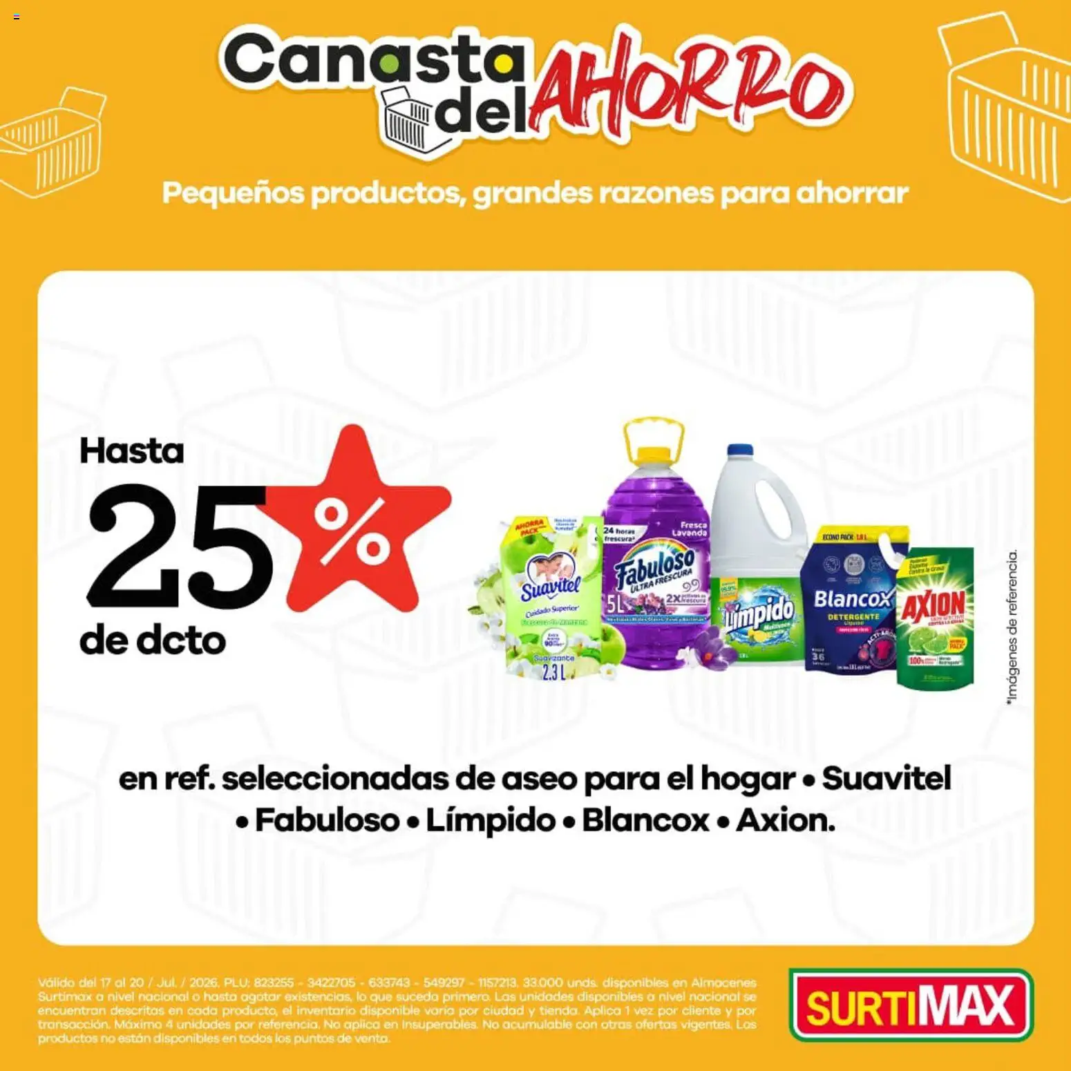 Surtimax revista - valida desde el 17/07/2026 | Página: 3 | Productos: Detergente