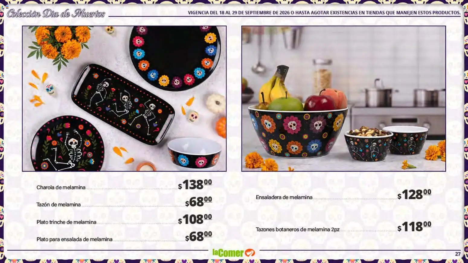 Nuevas ofertas de La Comer válidas en toda la República Mexicana desde el 18/09/2026. ¡Encuentra las mejores ofertas en La Comer folleto! | Página: 27
