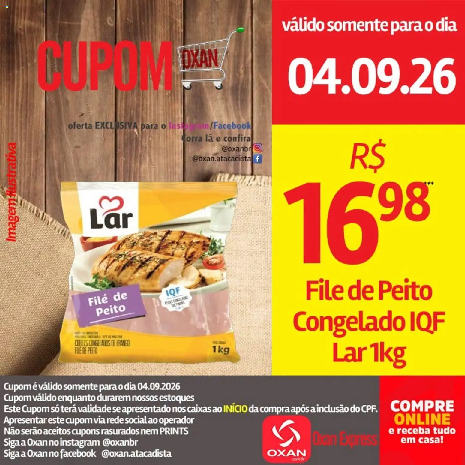 Oxan Atacadista Folheto - válido de 04/09/2026 | Página: 7 | Produtos: Frango