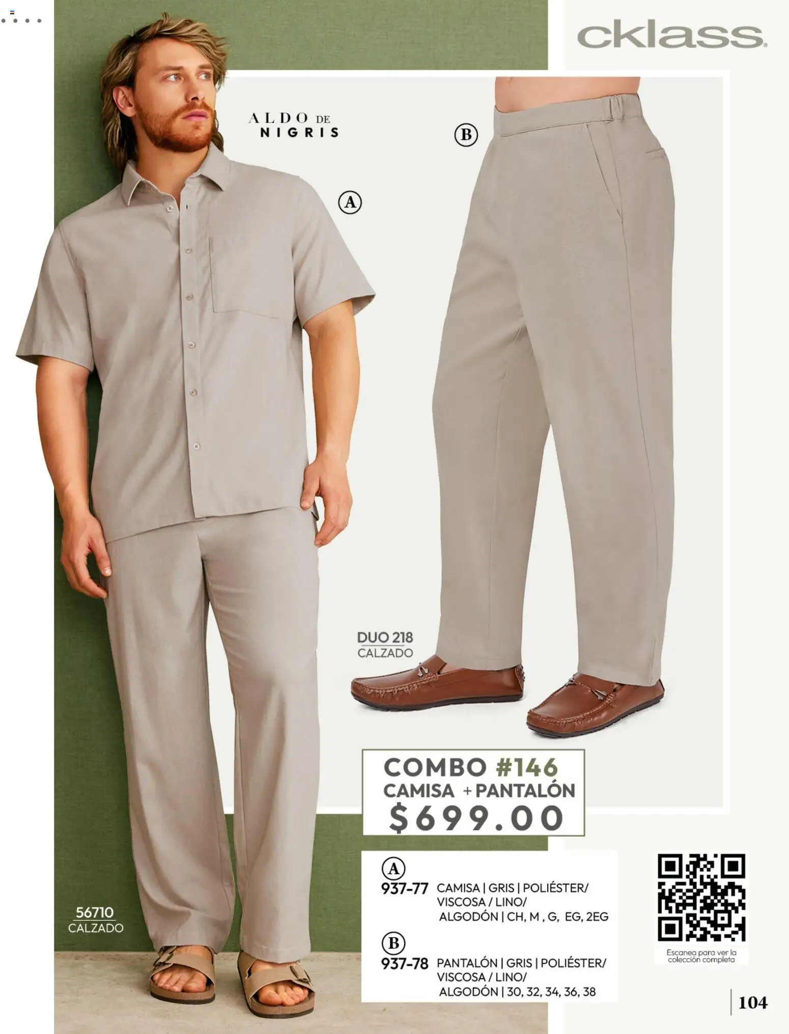 Nuevas ofertas de Cklass válidas en toda la República Mexicana desde el 08/07/2026. ¡Encuentra las mejores ofertas en Cklass catálogo Ropa caballero! | Página: 105 | Productos: Camisa, Algodón