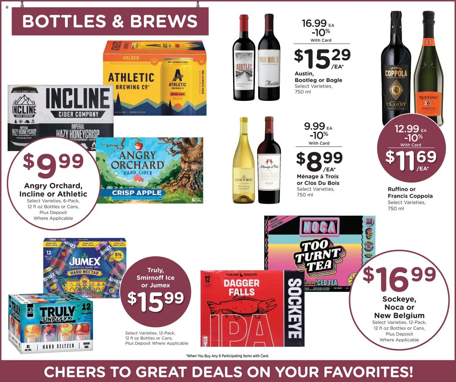 Fred Meyer Weekly Ad - valid from 08/05/2026 | Page: 15 | Products: Cider, Juice, Tea
