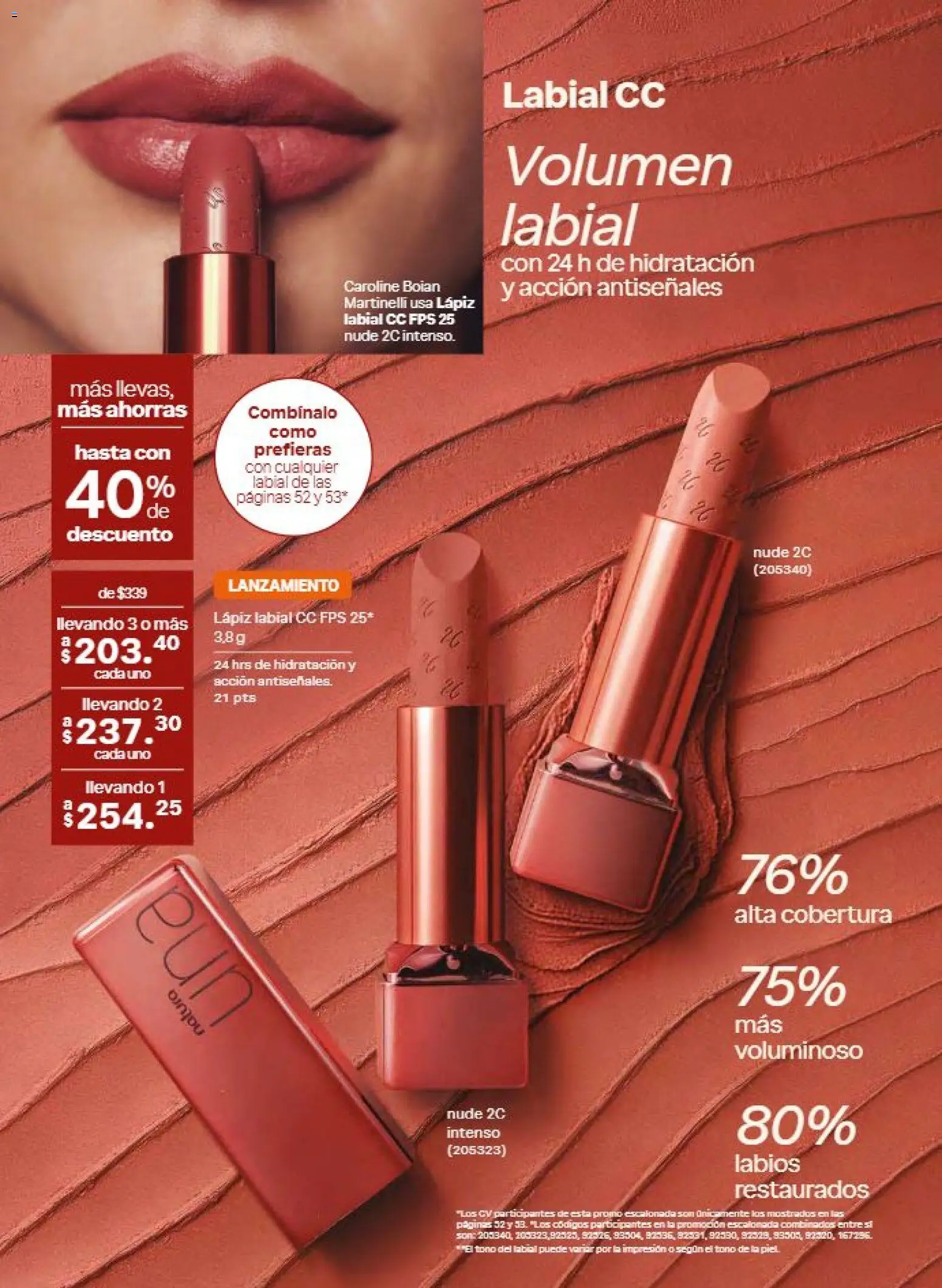 Nuevas ofertas de Natura válidas en toda la República Mexicana desde el 31/07/2026. ¡Encuentra las mejores ofertas en Natura campaña 12 2026! | Página: 52 | Productos: Lápiz labial