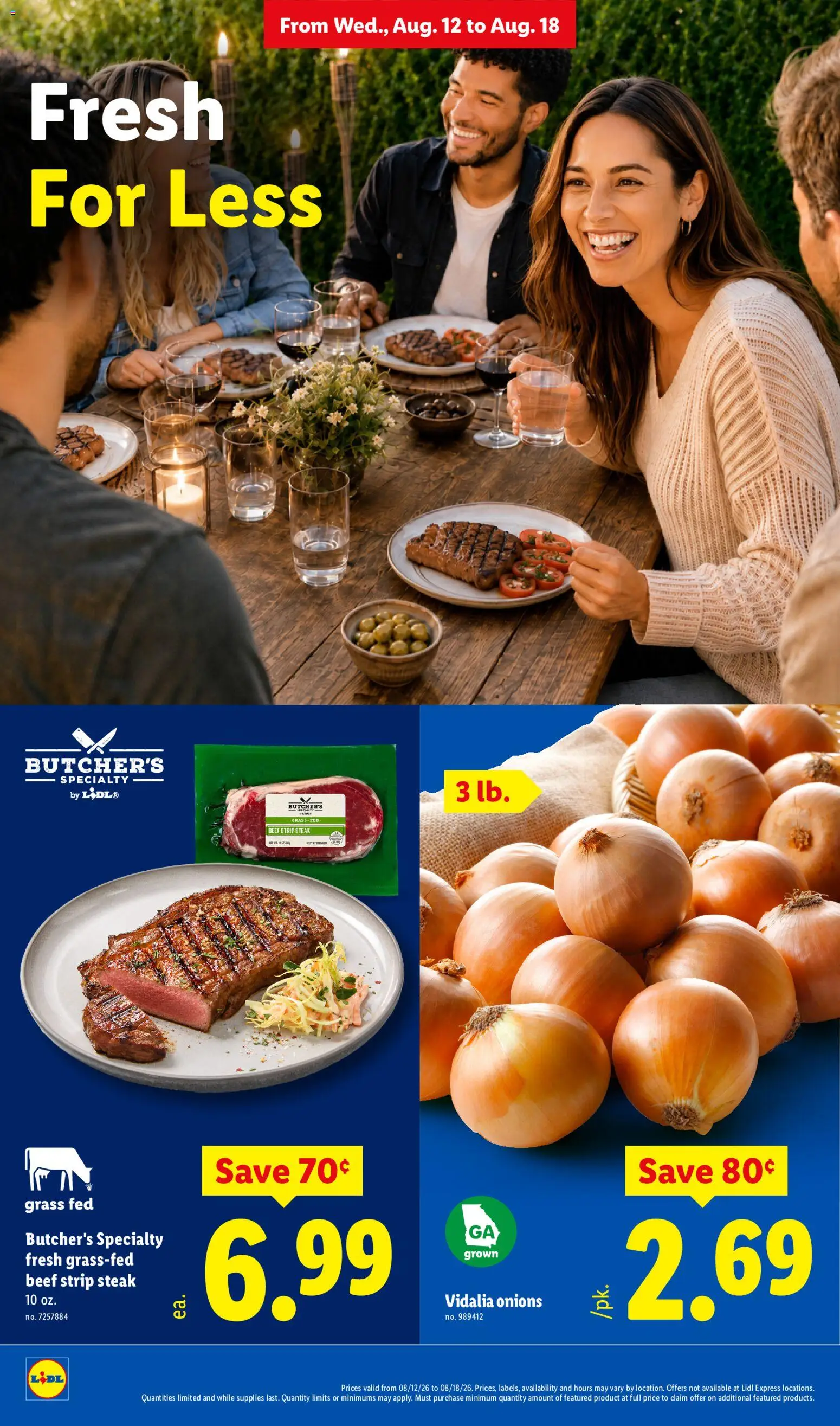 Lidl Weekly Ad - valid from 08/12/2026 | Page: 4 | Products: Beef, Steak