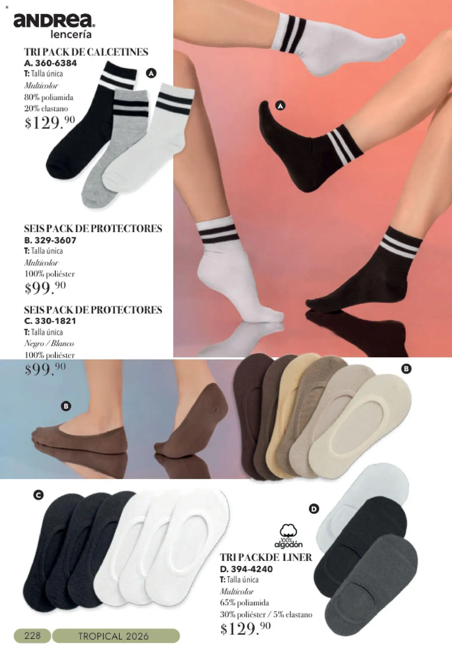 Nuevas ofertas de Andrea válidas en toda la República Mexicana desde el 23/08/2026. ¡Encuentra las mejores ofertas en Andrea catálogo Tropical! | Página: 228
