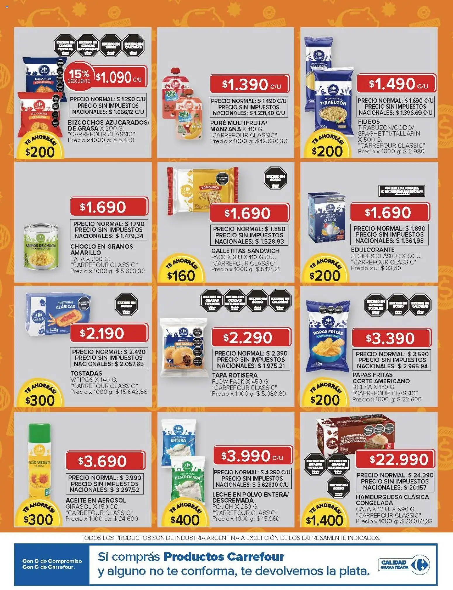 Carrefour - AHORRO FINDE MES │ válido desde el 19.05.2026 | Página: 13 | Productos: Caja, Edulcorante, Té, Bizcochos