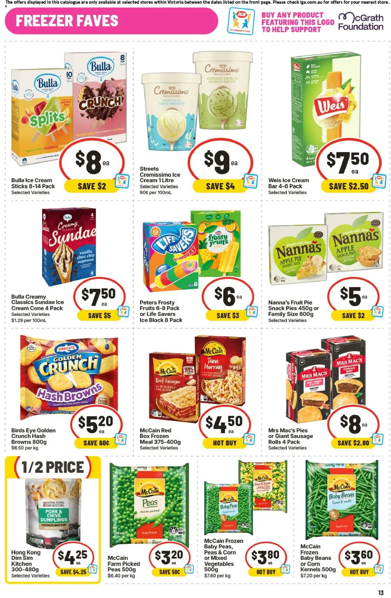 IGA catalogue - valid from 09/09/2026 | Page: 14 | Products: Beef, Fruits, Sausage, Foundation