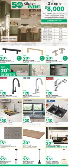 Preview of Kent weekly flyer / circulaire from shop Kent valid from Sep 10, 2026 | Page: 7 | Products: Champagne, Iron, Cabinet, Tiles