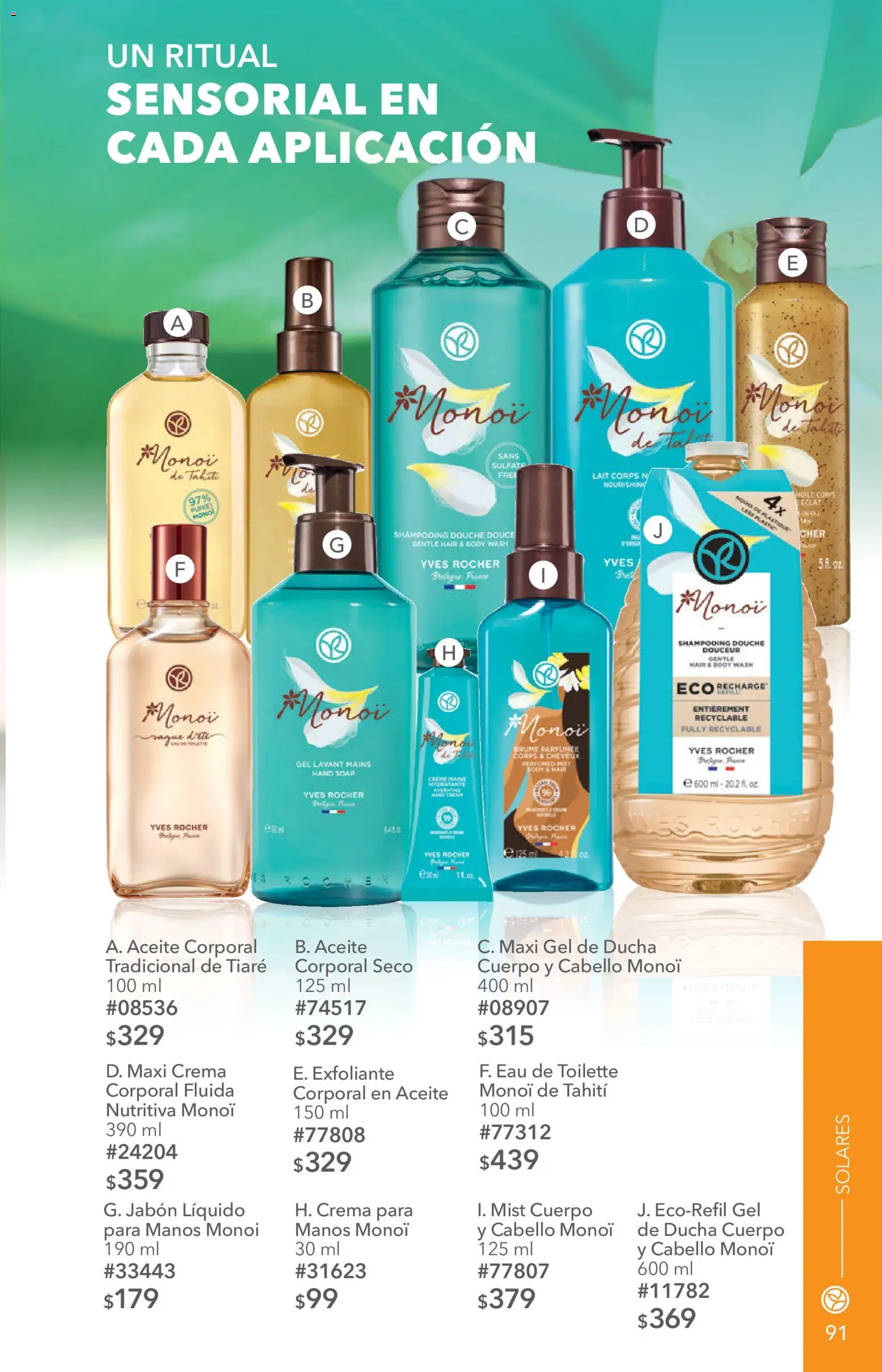 Nuevas ofertas de Yves Rocher válidas en toda la República Mexicana desde el 27/10/2026. ¡Encuentra las mejores ofertas en Yves Rocher campaña 15 2026! | Página: 93