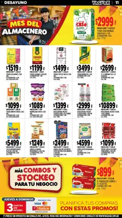 Vista previa Yaguar - Oferta Semanal Chaco válido desde el 14/09/2026 | Página: 11 | Productos: Banana, Avena, Mermelada, Cacao