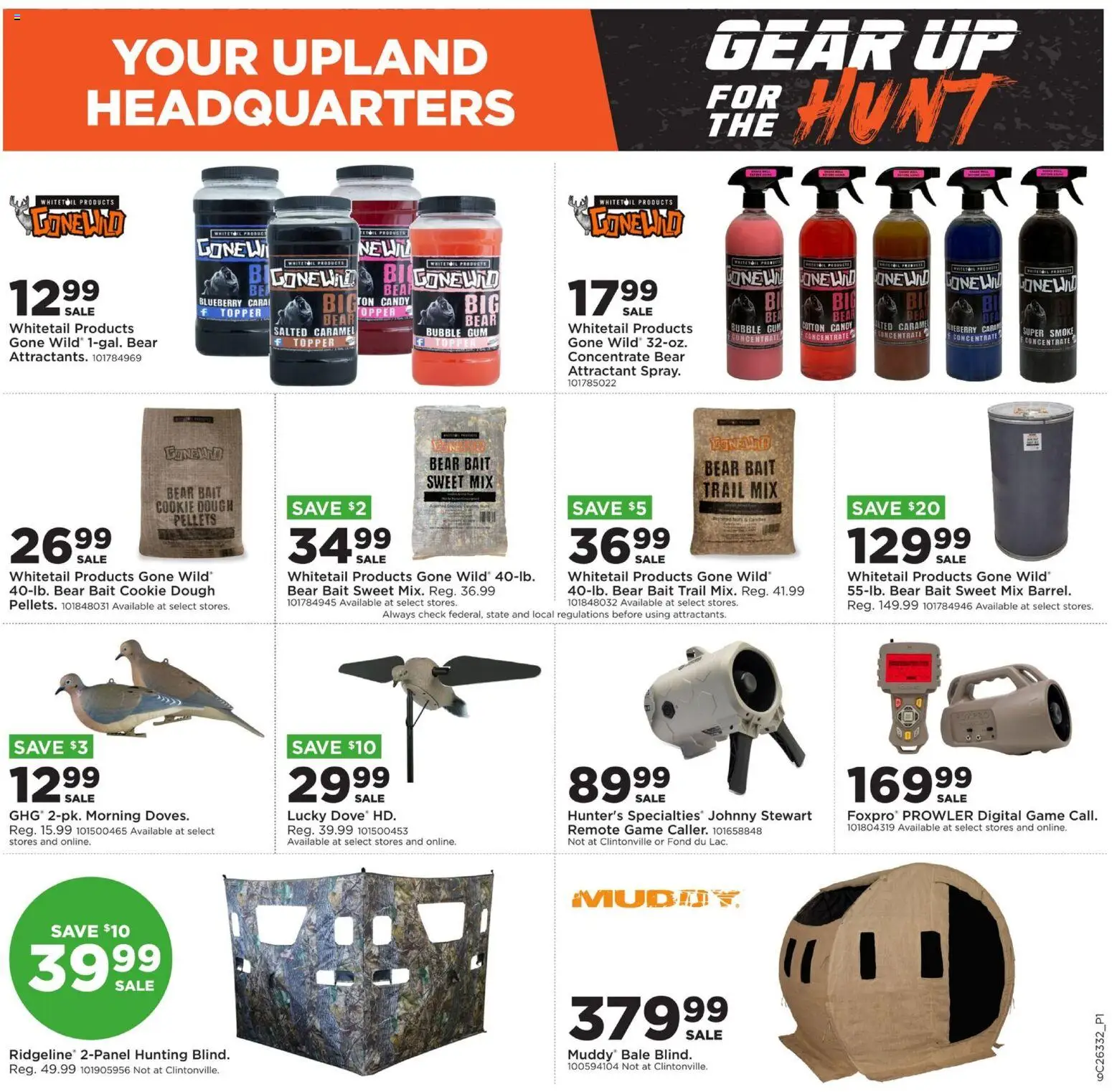 Mills Fleet Farm Ad - valid from 08/10/2026 | Page: 9 | Products: Candy, Dough, Game, Bait
