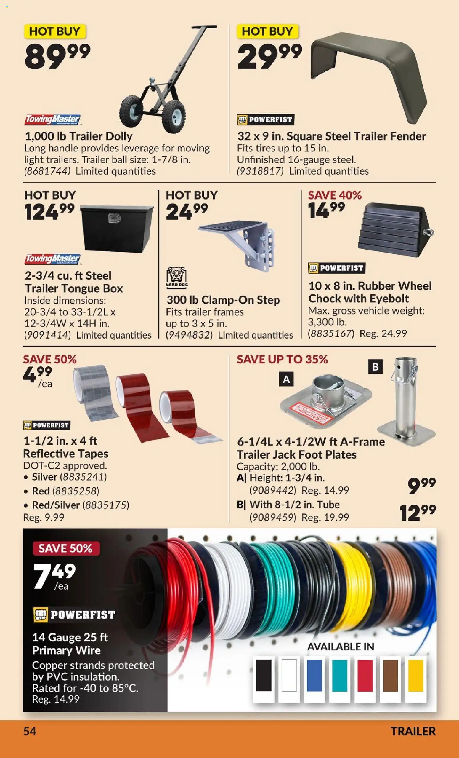 Princess Auto flyer valid from Aug 11, 2026 | Page: 61 | Products: Trailer, Box