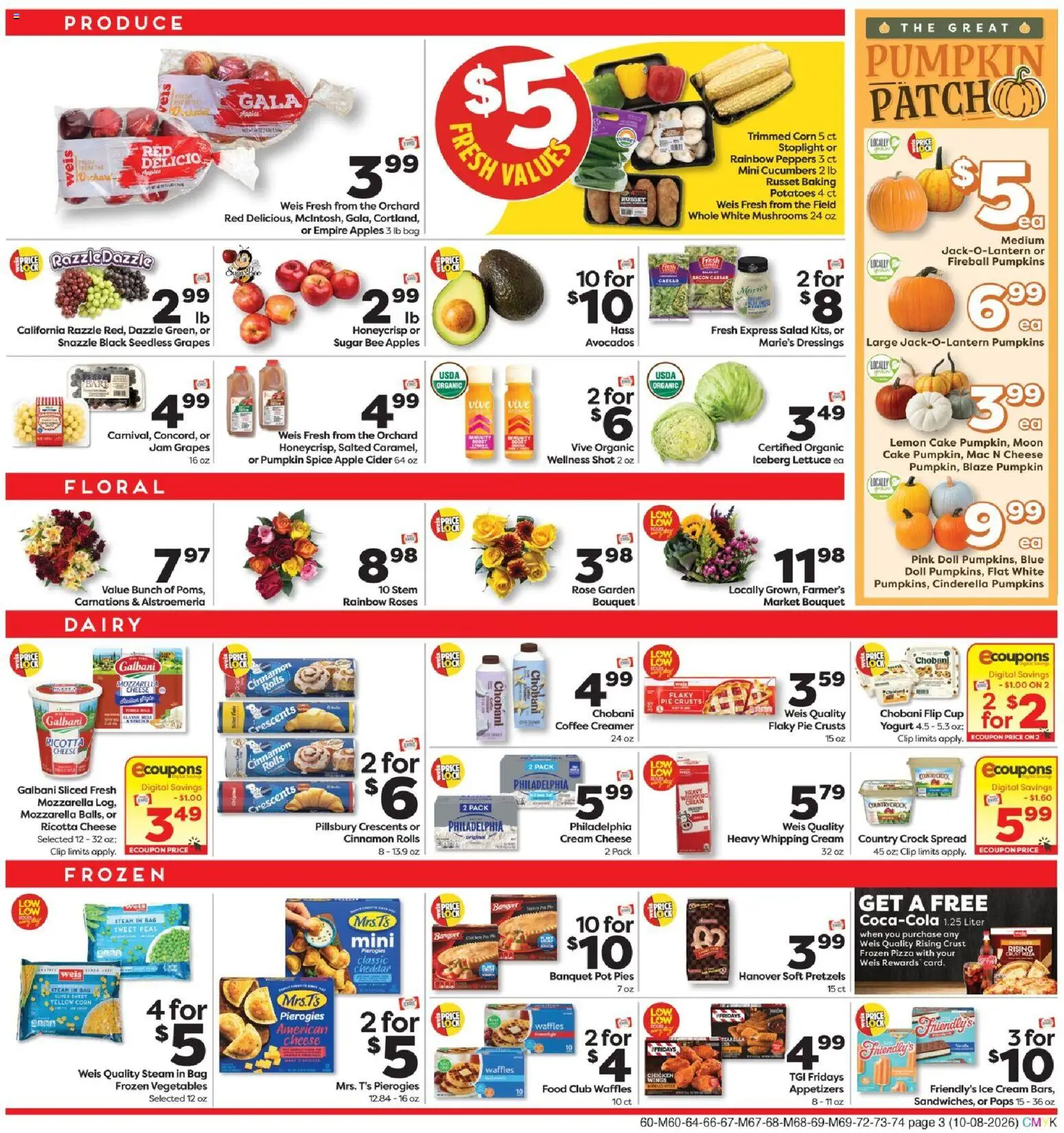 Weis Weekly Ad - valid from 10/08/2026 | Page: 3