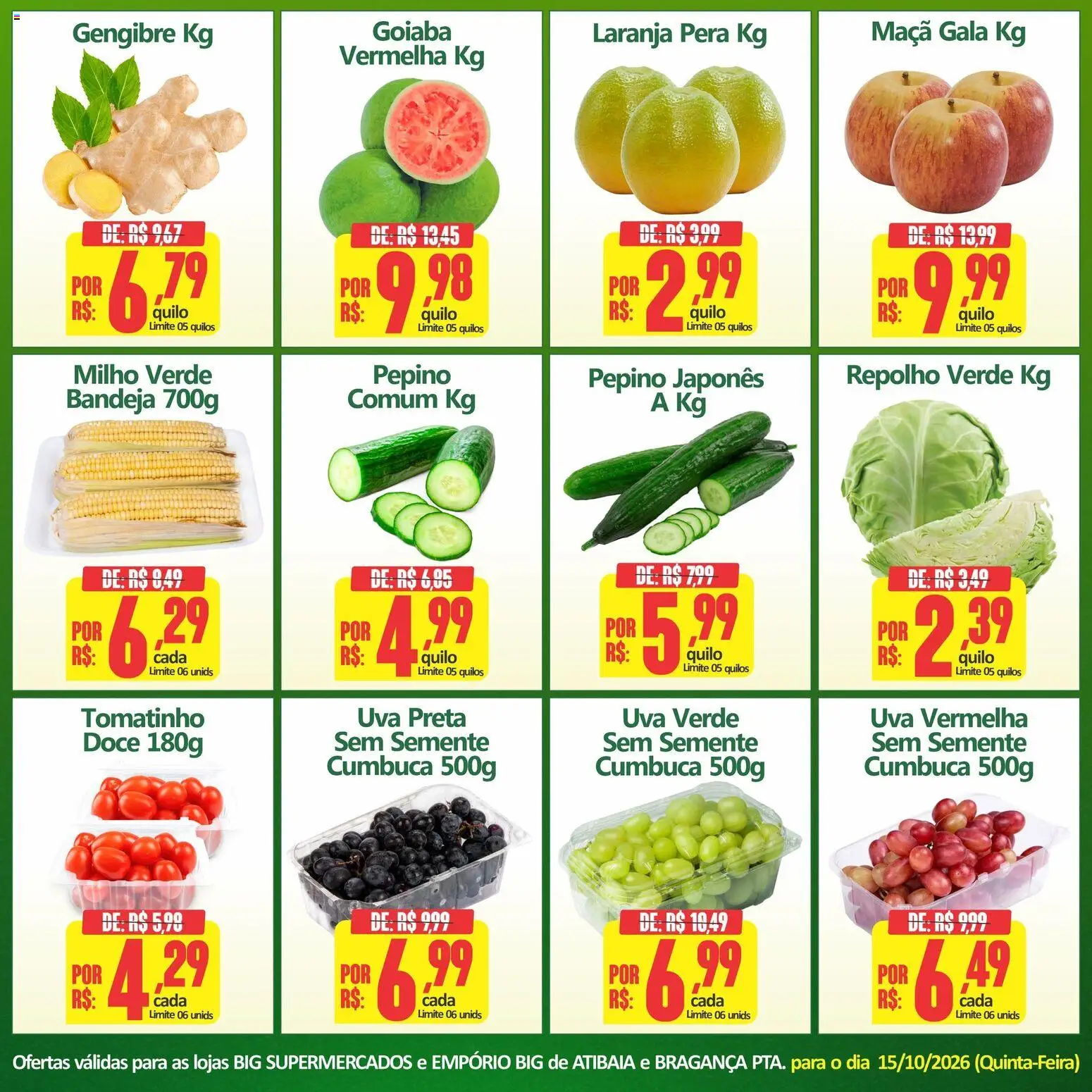 Big Supermercados Folheto - válido de 15/10/2026 | Página: 3
