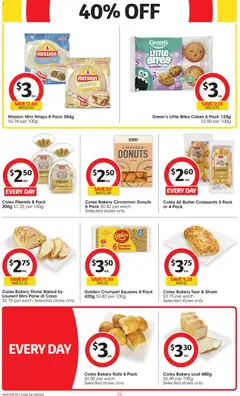 Preview of Coles catalogue - valid from 24/06/2026 | Page: 23 | Products: Butter, Donuts, Bakery