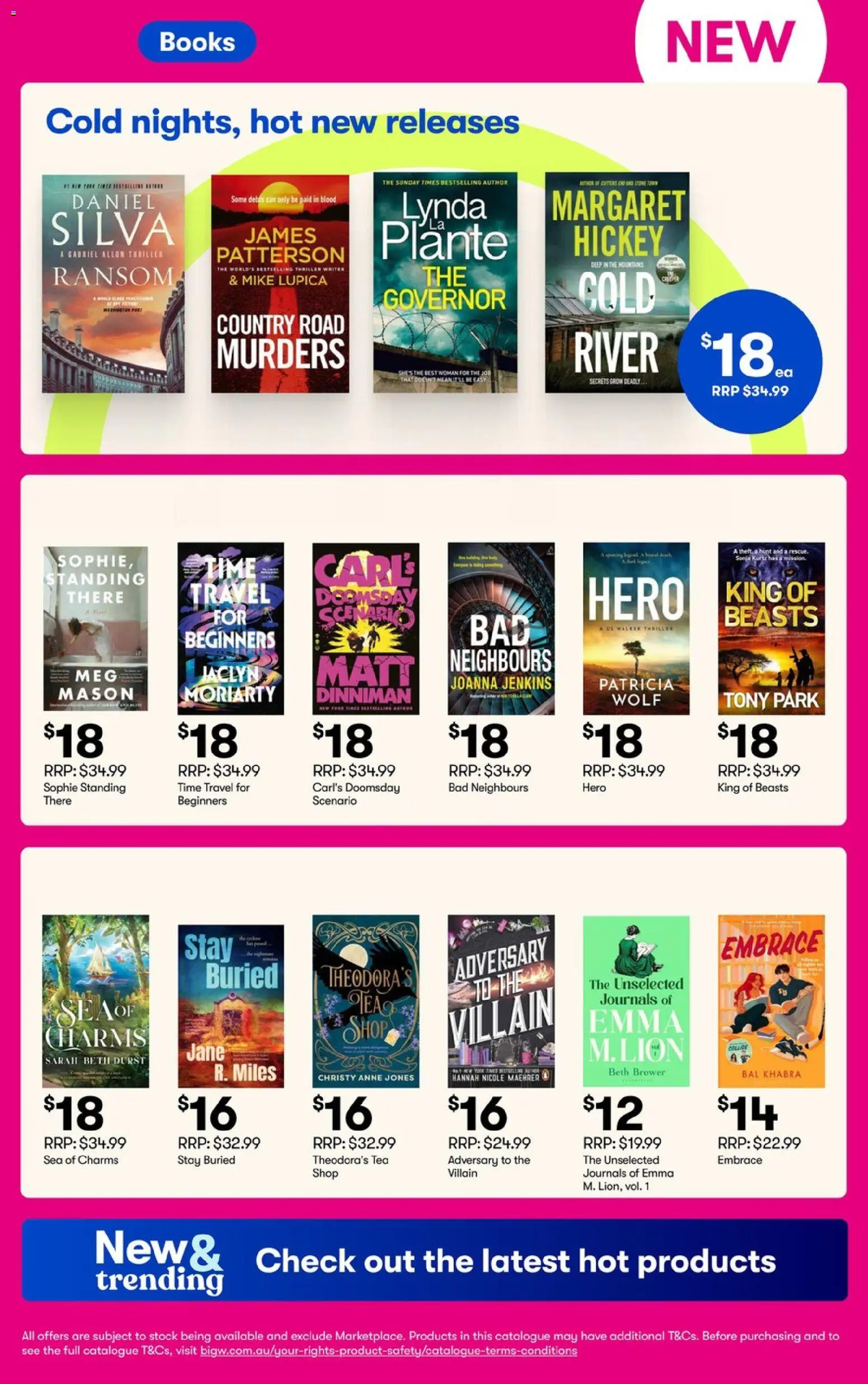 Big W catalogue - valid from 06/08/2026 | Page: 39 | Products: Charms, Tea, Books