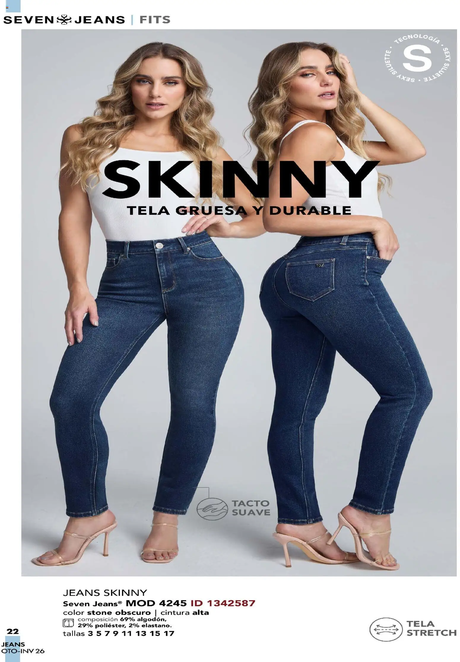 Nuevas ofertas de Price Shoes válidas en toda la República Mexicana desde el 03/08/2026. ¡Encuentra las mejores ofertas en Price Shoes catálogo Seven Jeans! | Página: 22