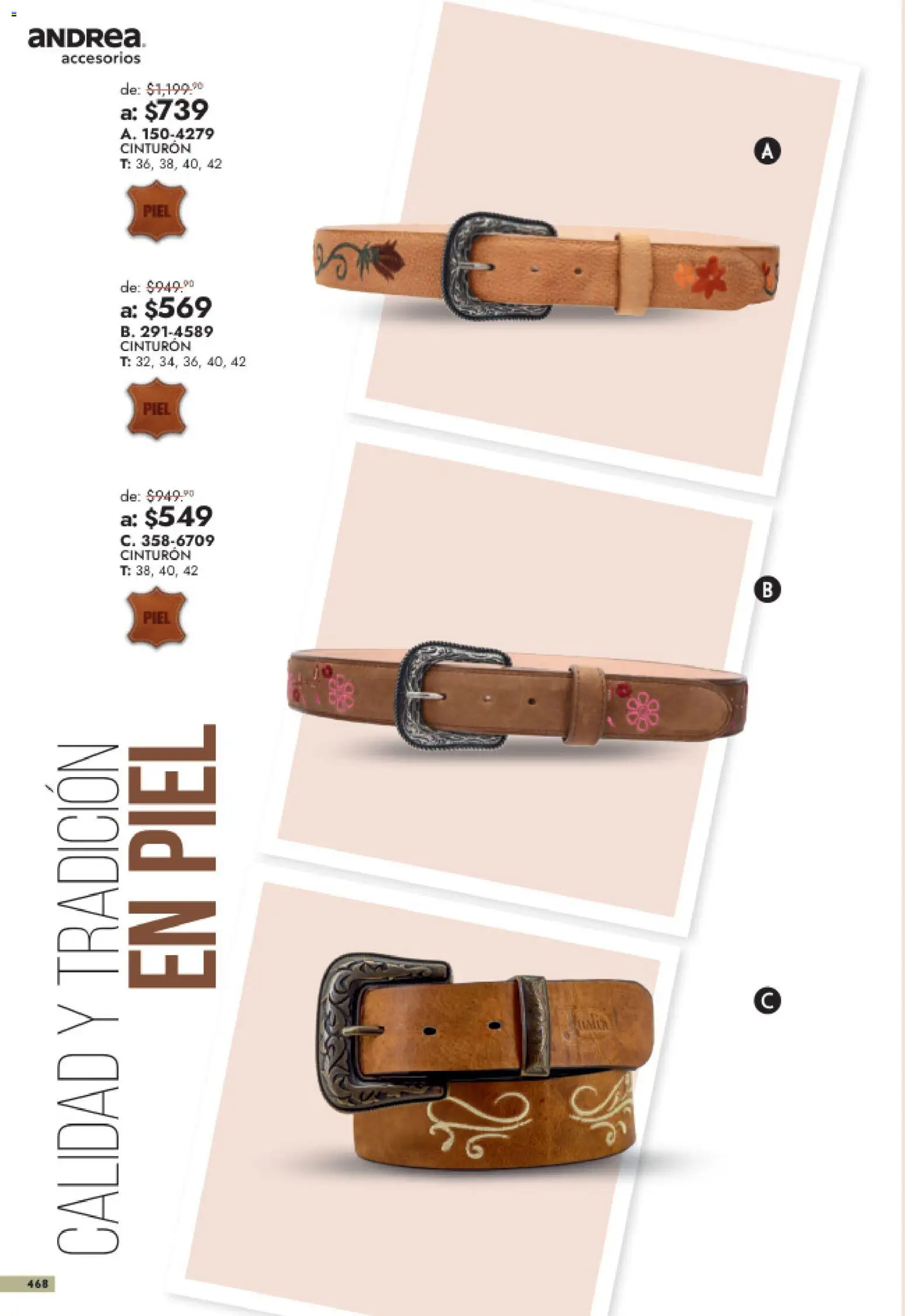 Nuevas ofertas de Andrea válidas en toda la República Mexicana desde el 26/07/2026. ¡Encuentra las mejores ofertas en Andrea catálogo Outlet! | Página: 468
