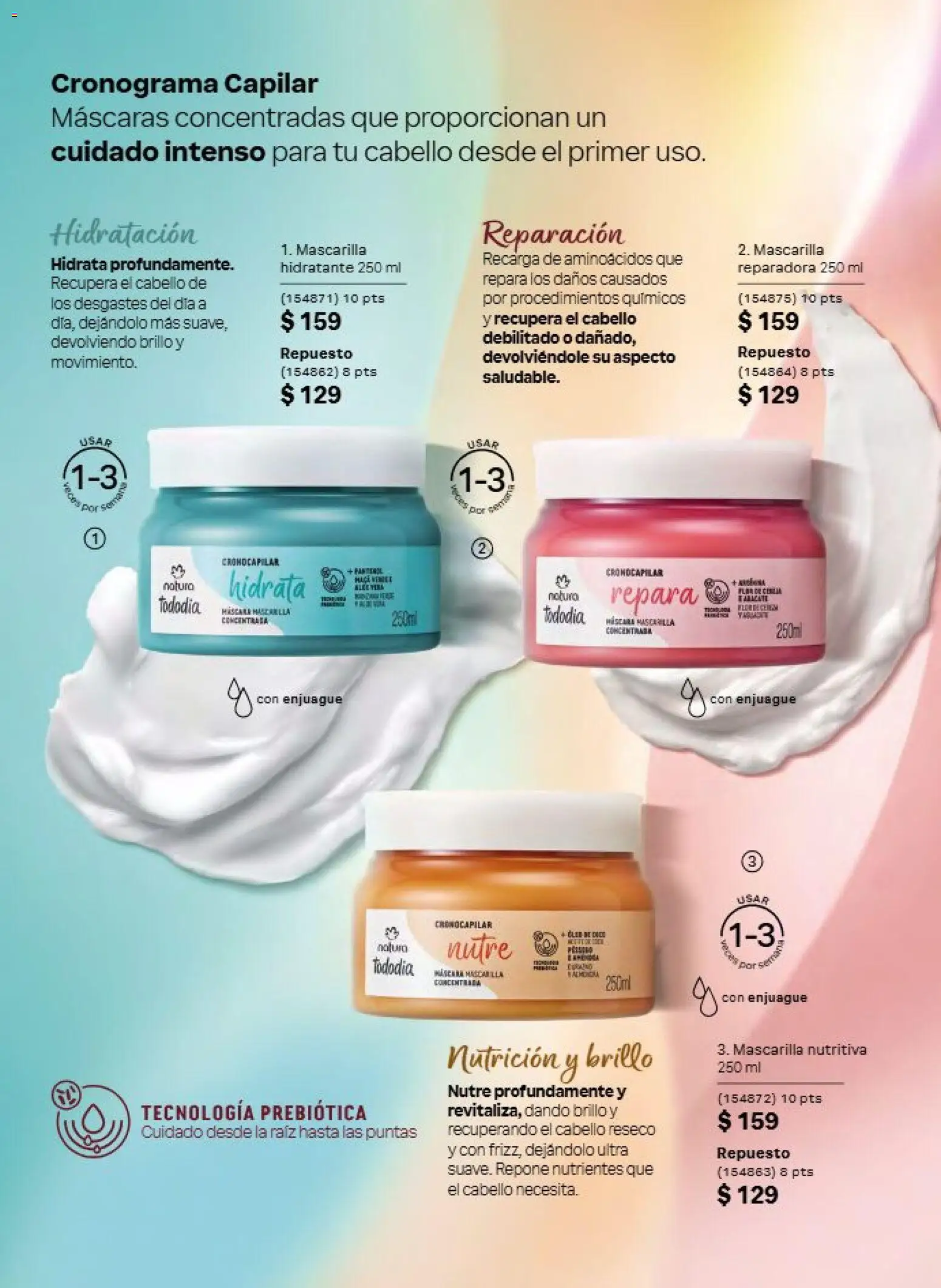 Nuevas ofertas de Natura válidas en toda la República Mexicana desde el 21/08/2026. ¡Encuentra las mejores ofertas en Natura campaña 13 2026! | Página: 139 | Productos: Máscara, Brillo, Mascarilla