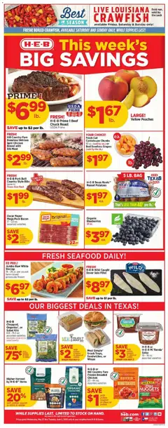 Preview of H-E-B weekly ads valid from 27.05.2026