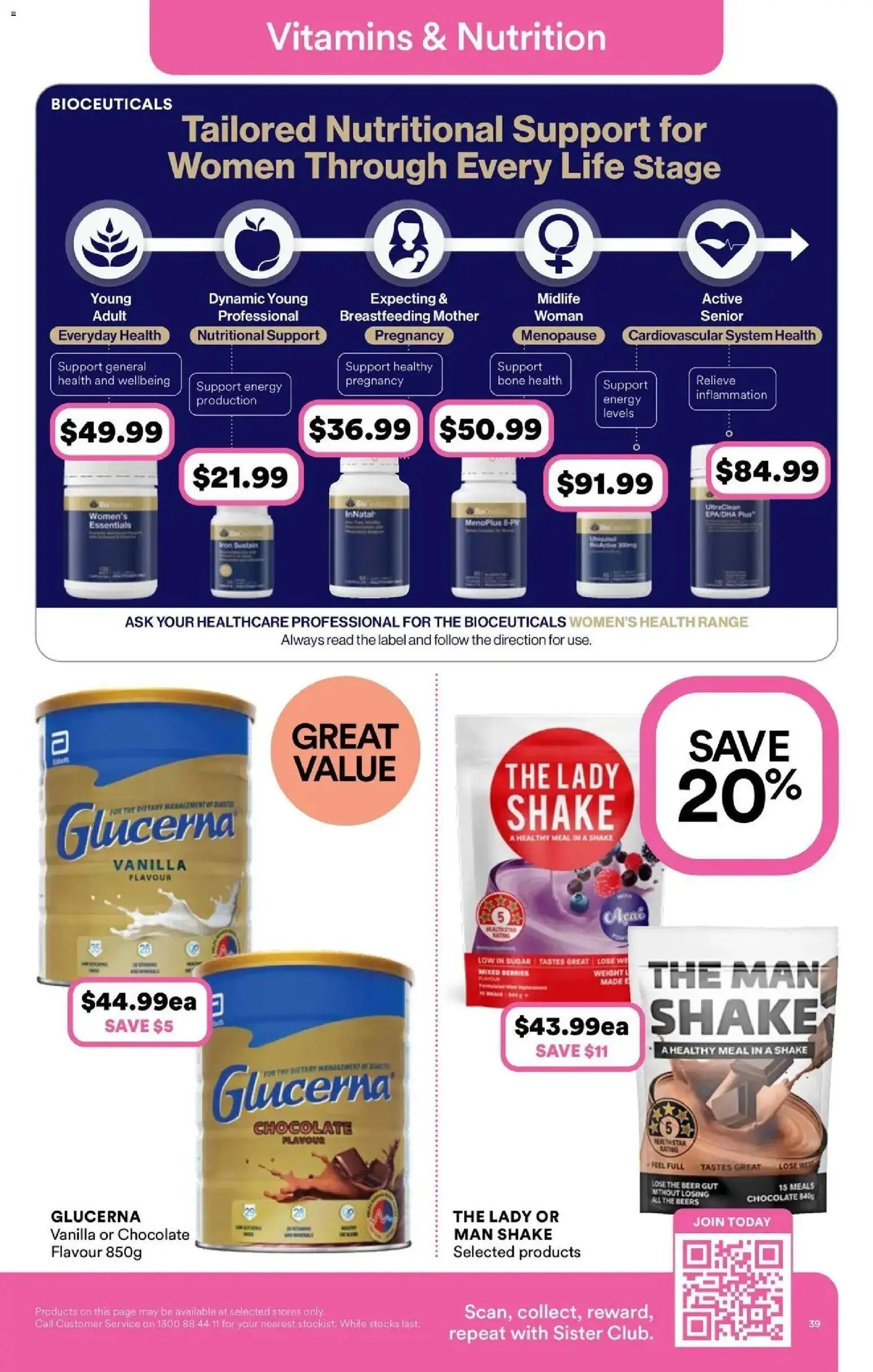 Priceline Pharmacy catalogue - valid from 01/07/2026 | Page: 39 | Products: Chocolate, Beer, Weight, Iron