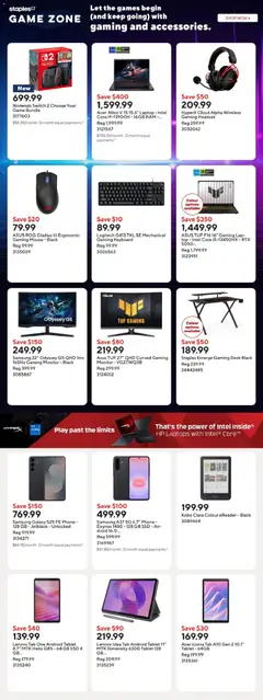 Preview of Staples weekly flyer / circulaire from shop Staples valid from Jul 17, 2026 | Page: 8
