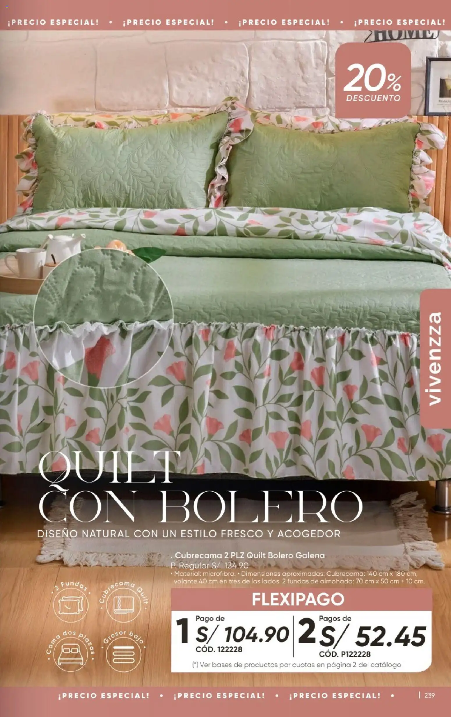 Catálogo Azzorti válido desde 21/09/2026 | Página: 241 | Productos: Cama, Almohada, Bajo