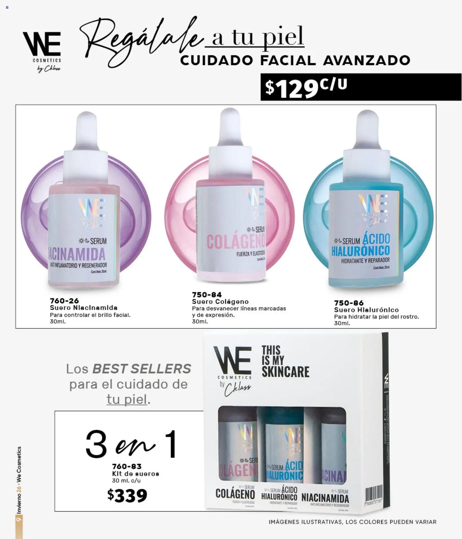 Nuevas ofertas de Cklass válidas en toda la República Mexicana desde el 11/09/2026. ¡Encuentra las mejores ofertas en Cklass catálogo Home Invierno! | Página: 63 | Productos: Serum, Brillo, Antiinflamatorio