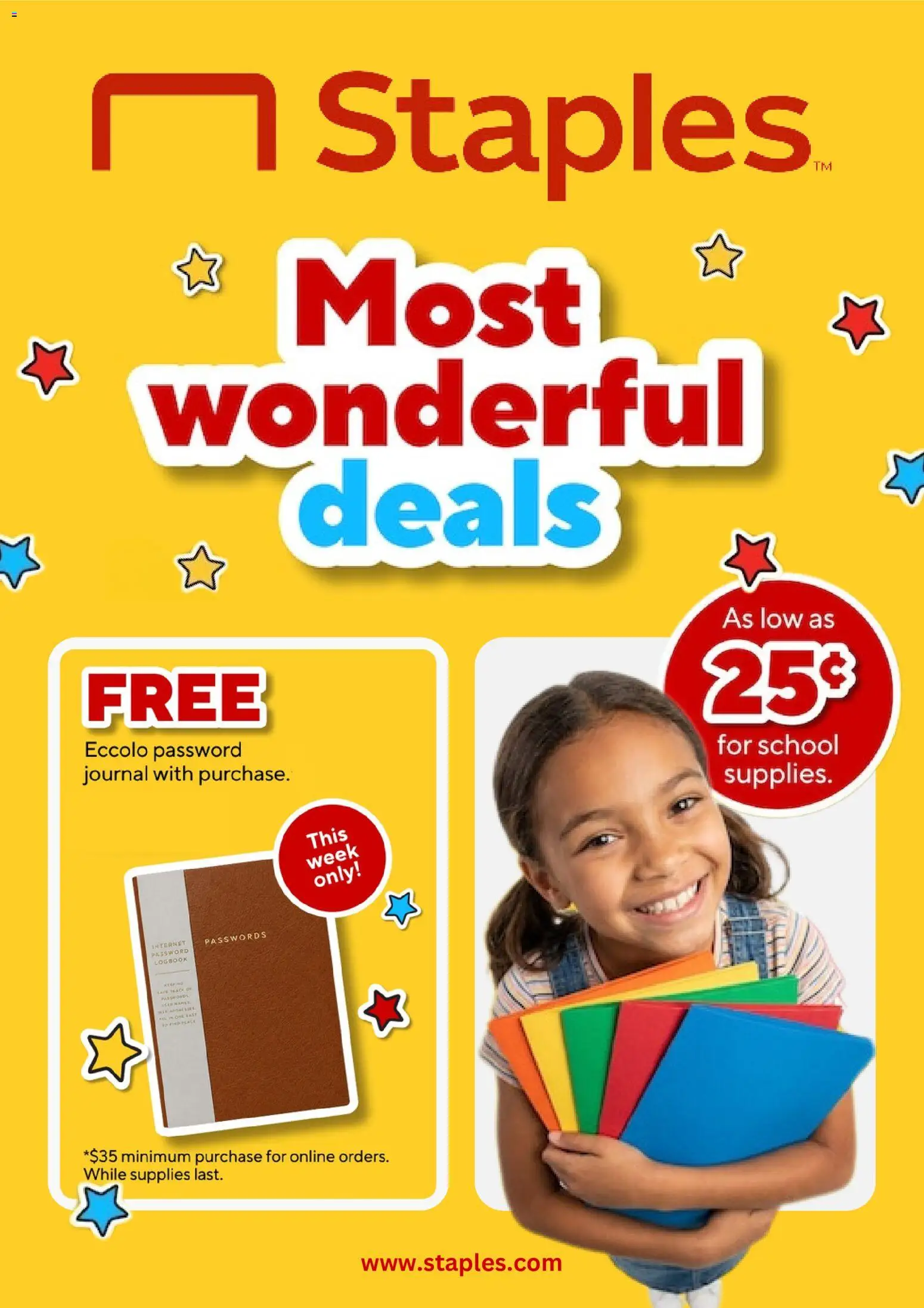 Staples Weekly Ad - valid from 08/02/2026 | Page: 1