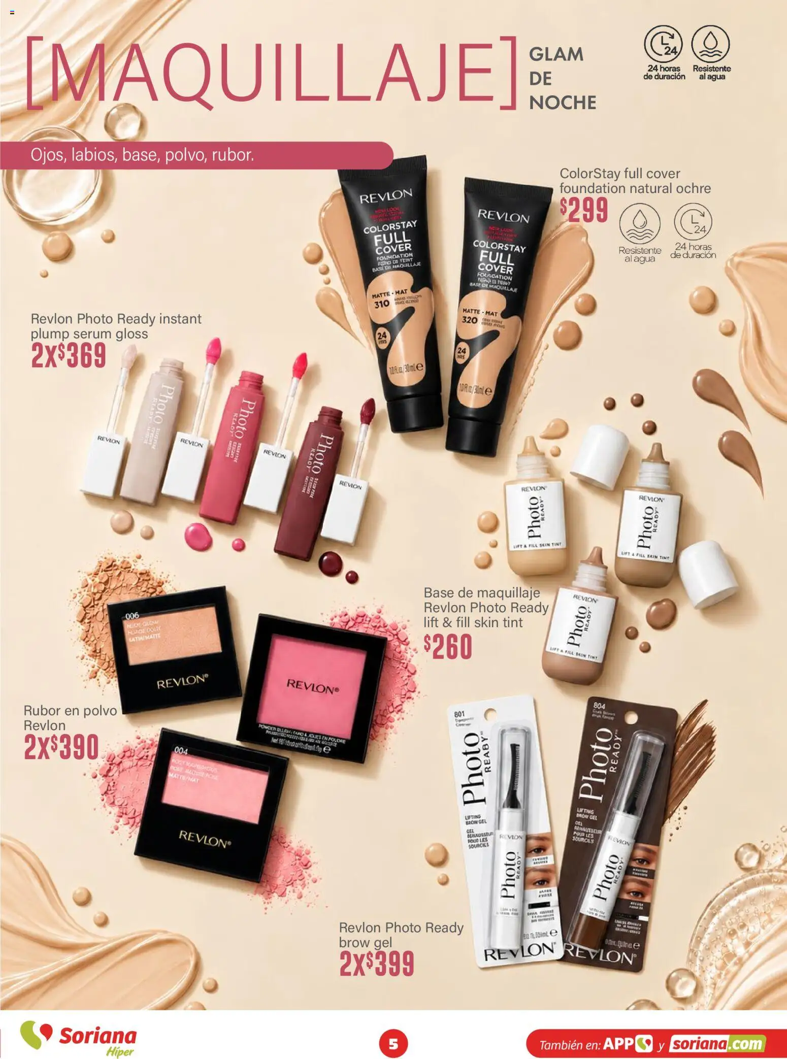 Nuevas ofertas de Soriana válidas en toda la República Mexicana desde el 15/10/2026. ¡Encuentra las mejores ofertas en Soriana folleto Modo #Glowing! | Página: 5