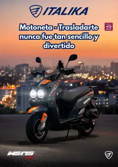 Vista previa de Italika catálogo, nuevo folleto de la tienda, válido en México a partir del 05.05.2026