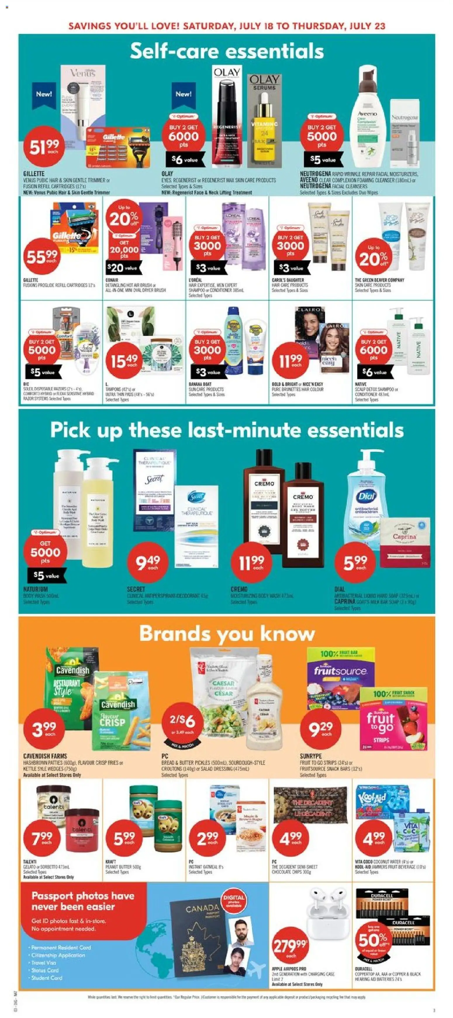 Shoppers flyer valid from Jul 17, 2026 | Page: 18 | Products: Chips, Case, Dryer, Kettle