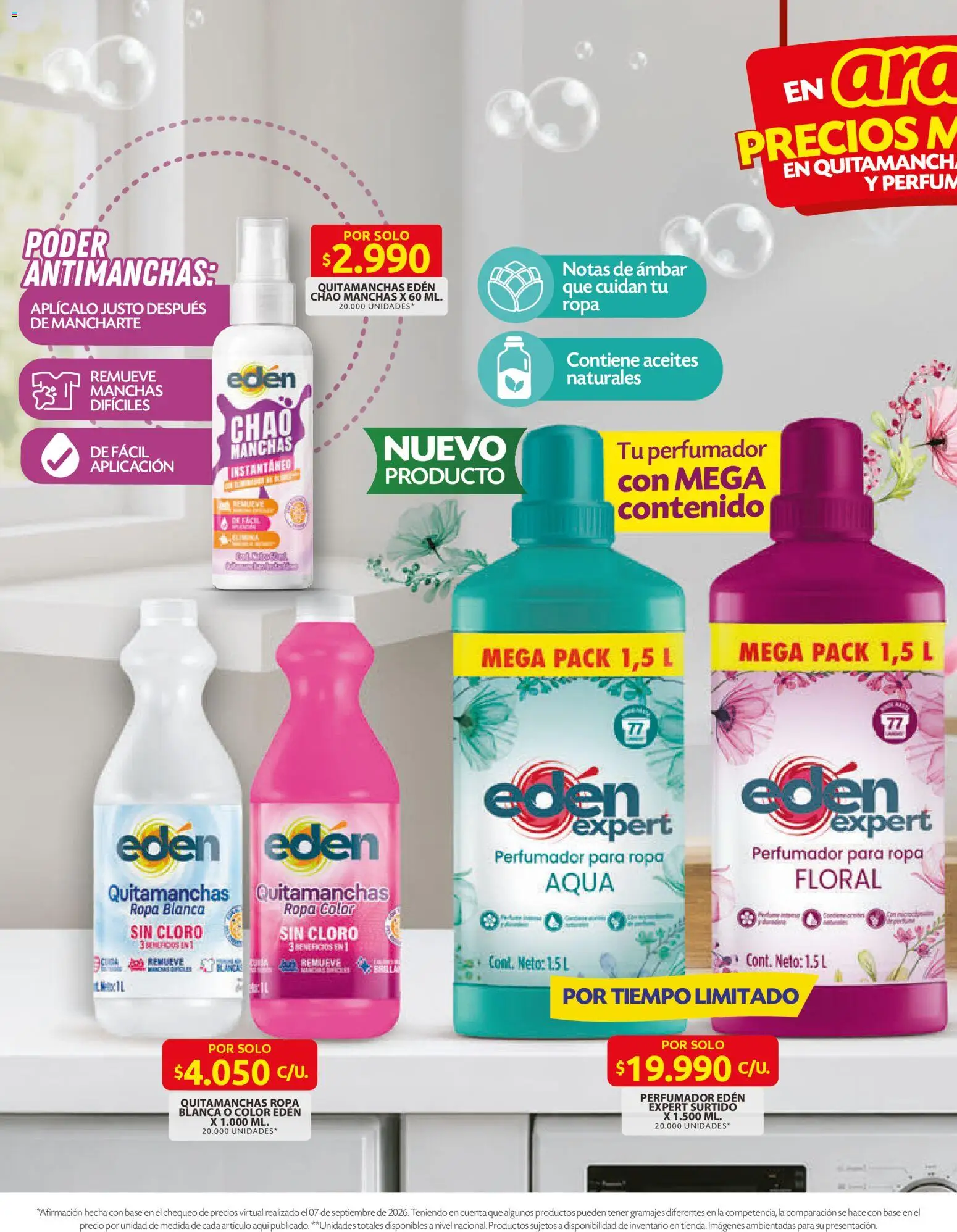 Ara revista - valida desde el 17/09/2026 | Página: 6 | Productos: Quitamanchas, Ropa