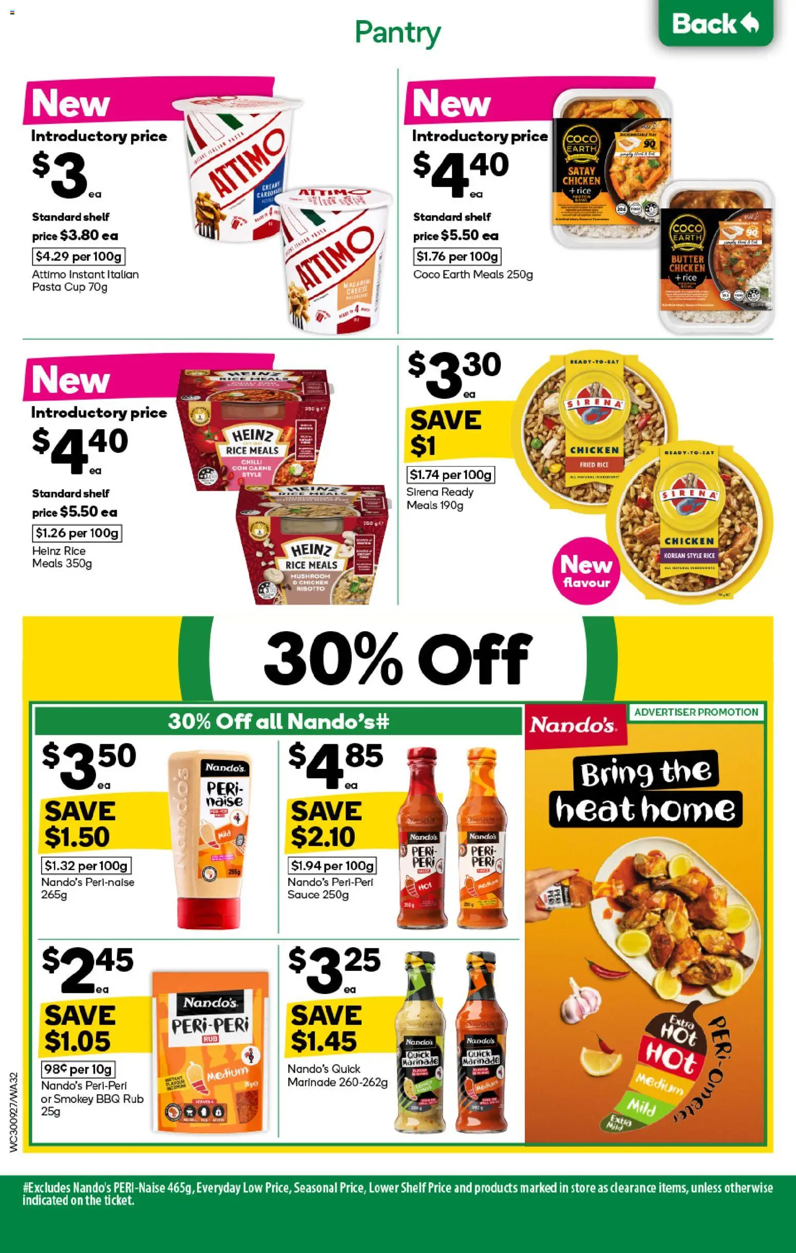 Woolworths catalogue - valid from 30/09/2026 | Page: 30 | Products: Butter, Chicken, Pasta, Chilli